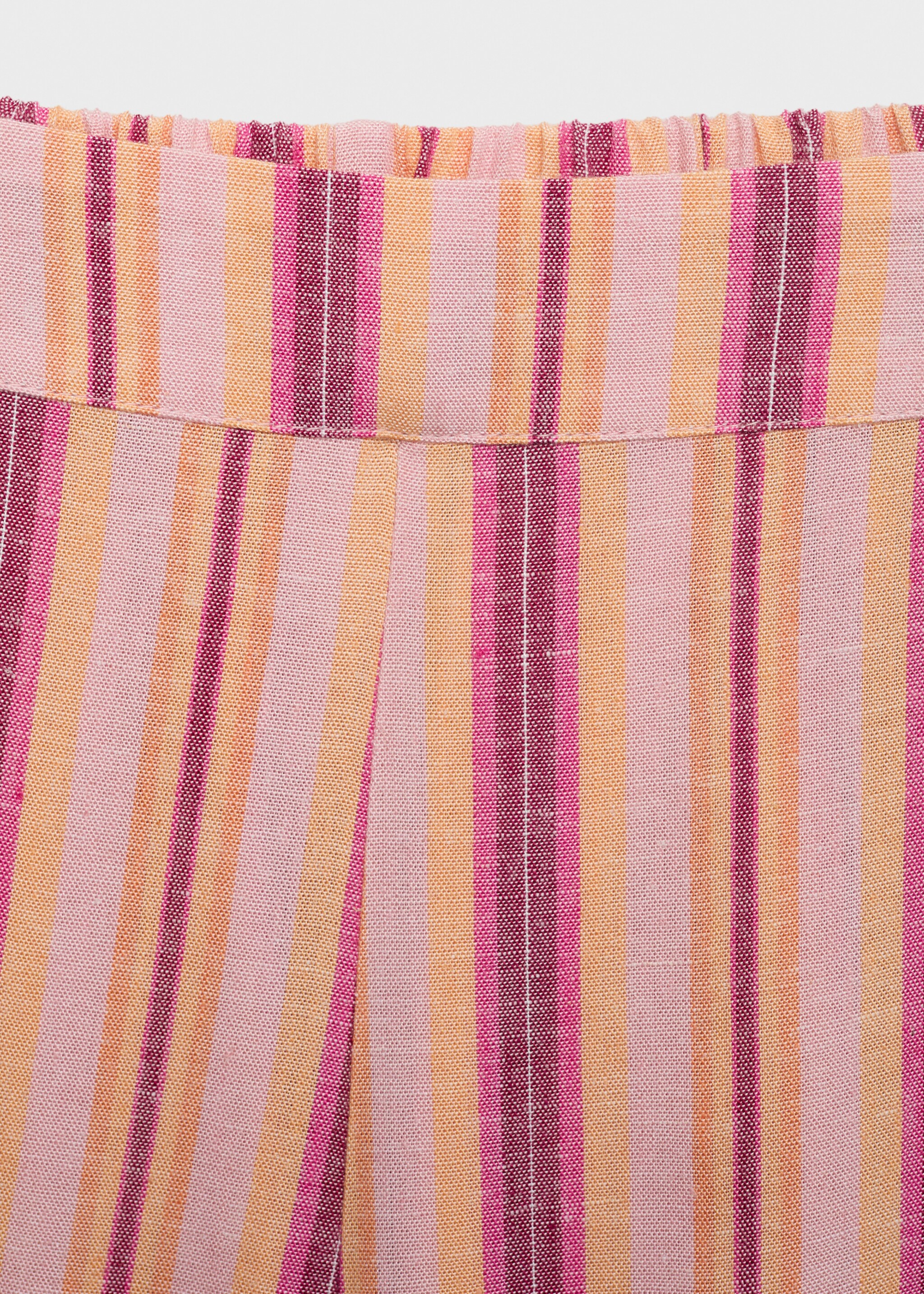 Stripe-print straight trousers - Details of the article 8