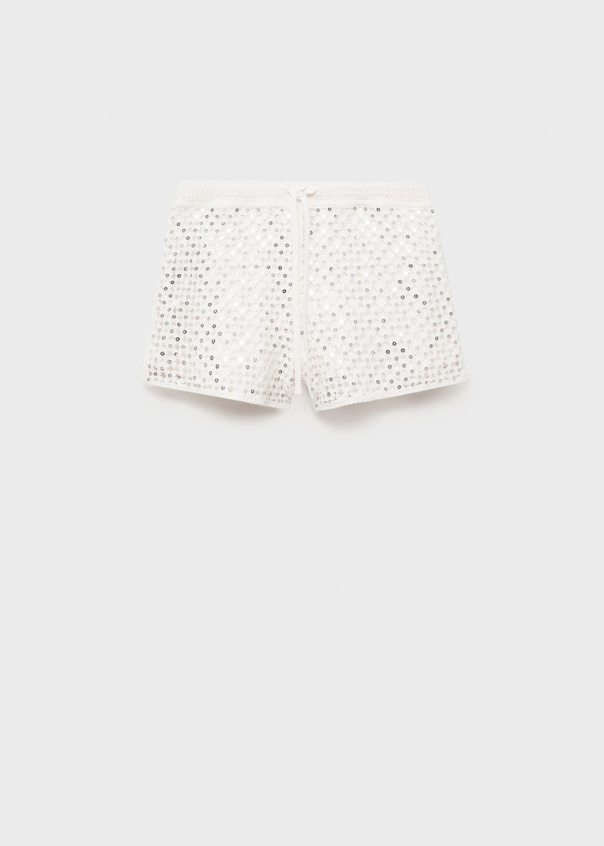 Shorts crochet lentejuelas - Artículo sin modelo