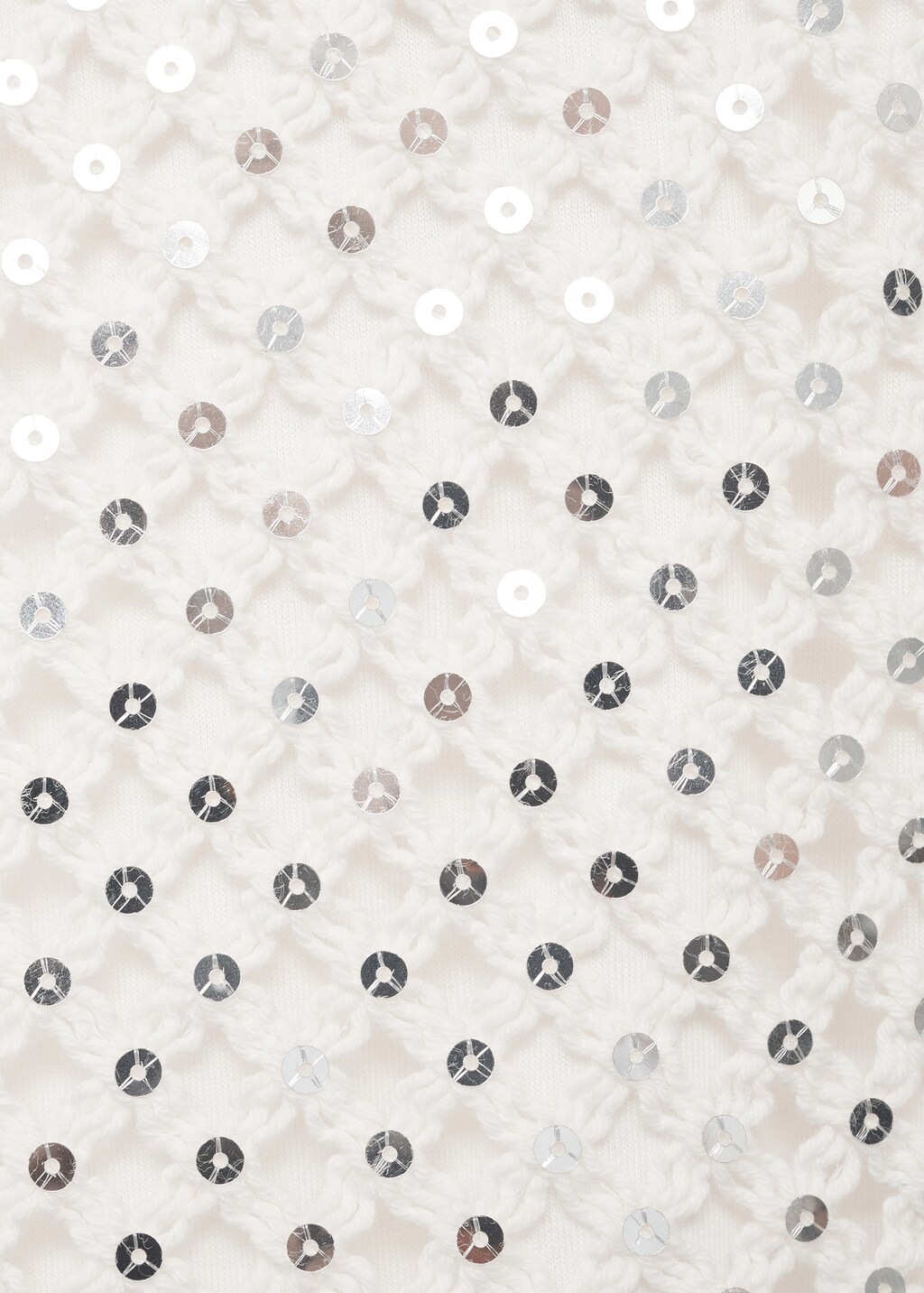 Sequin crochet shorts