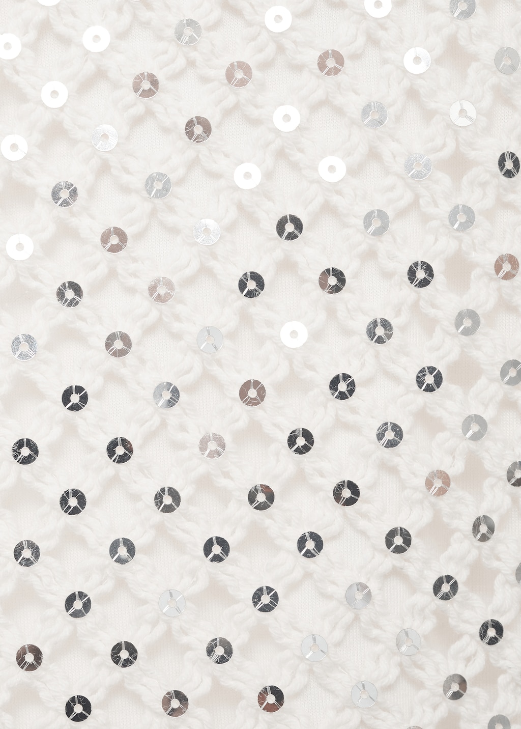 Sequin crochet shorts