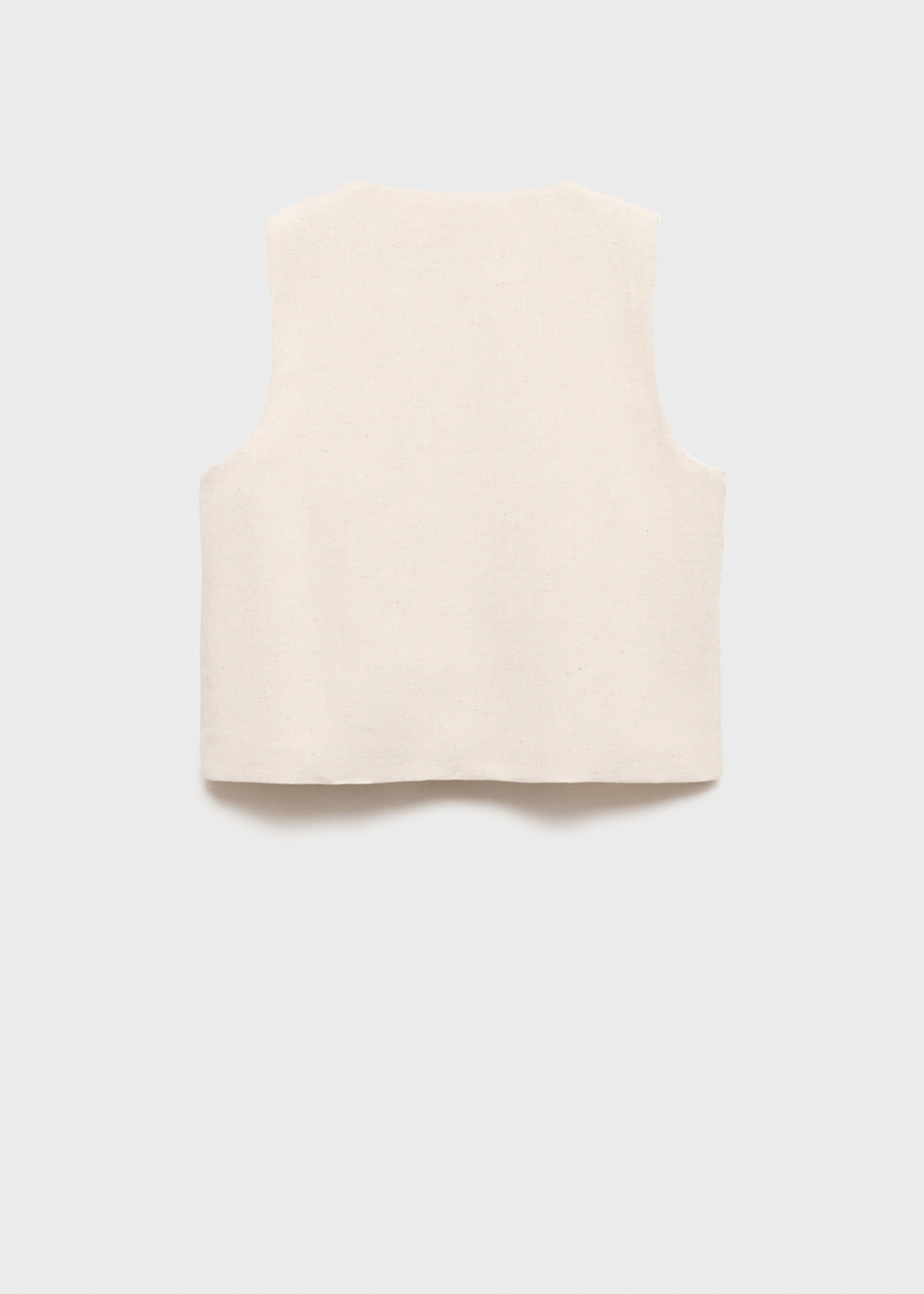Mirrors embroidered waistcoat - Reverse of the article