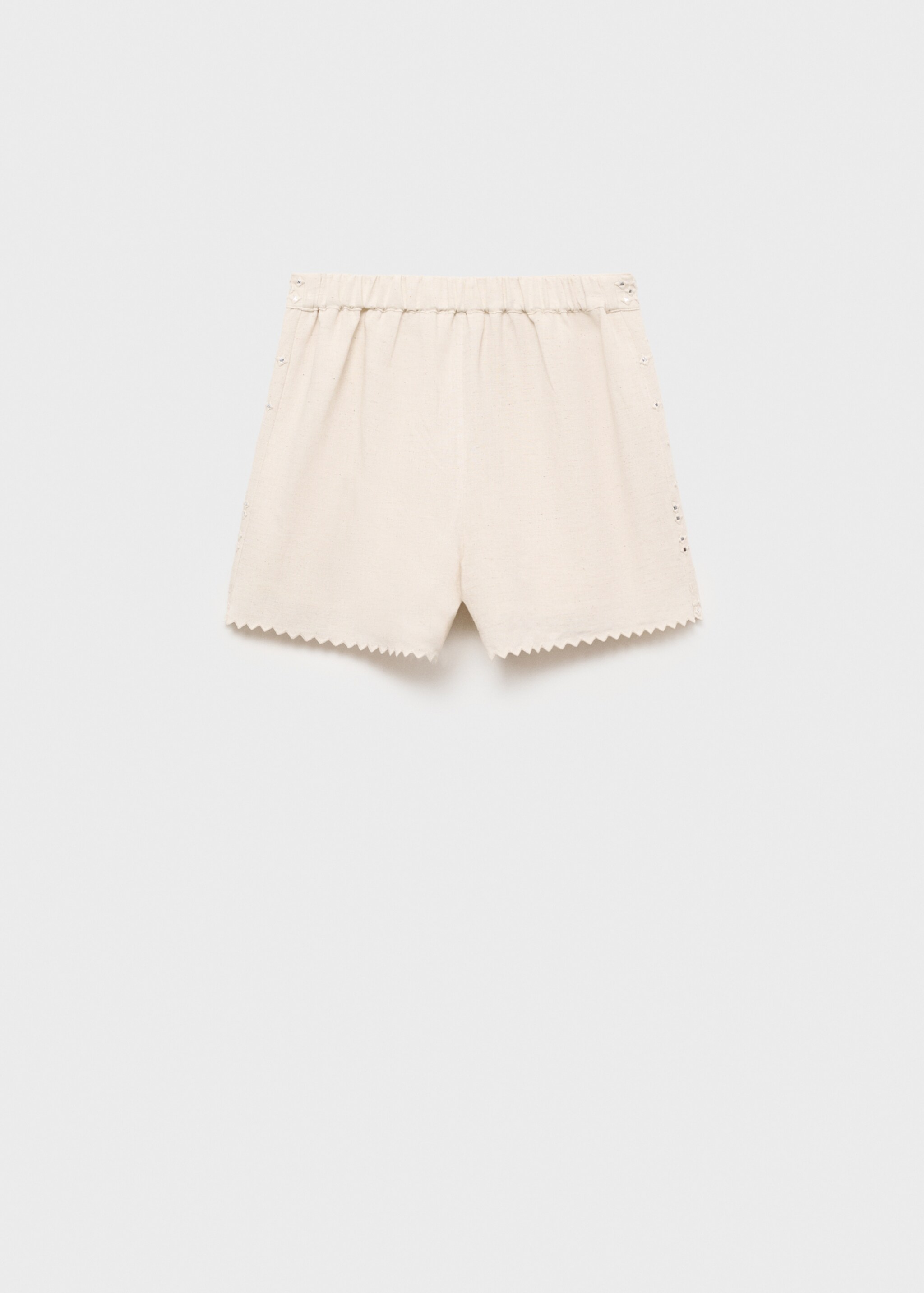 Embroidered mirrored shorts - Reverse of the article