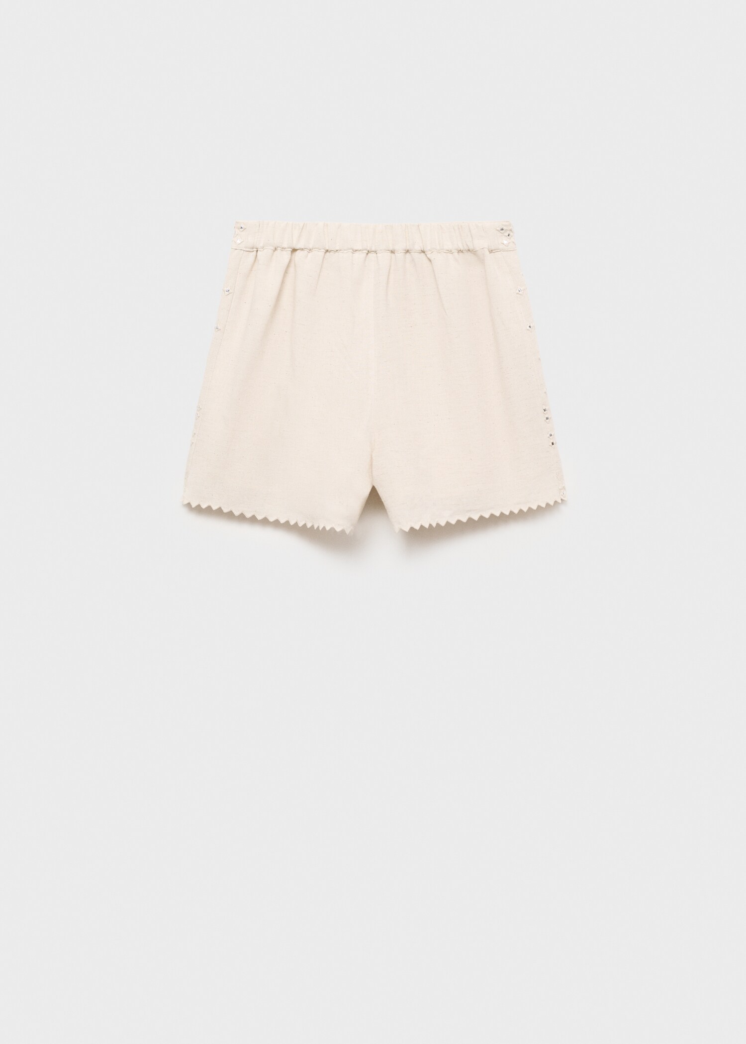 Embroidered mirrored shorts - Reverse of the article