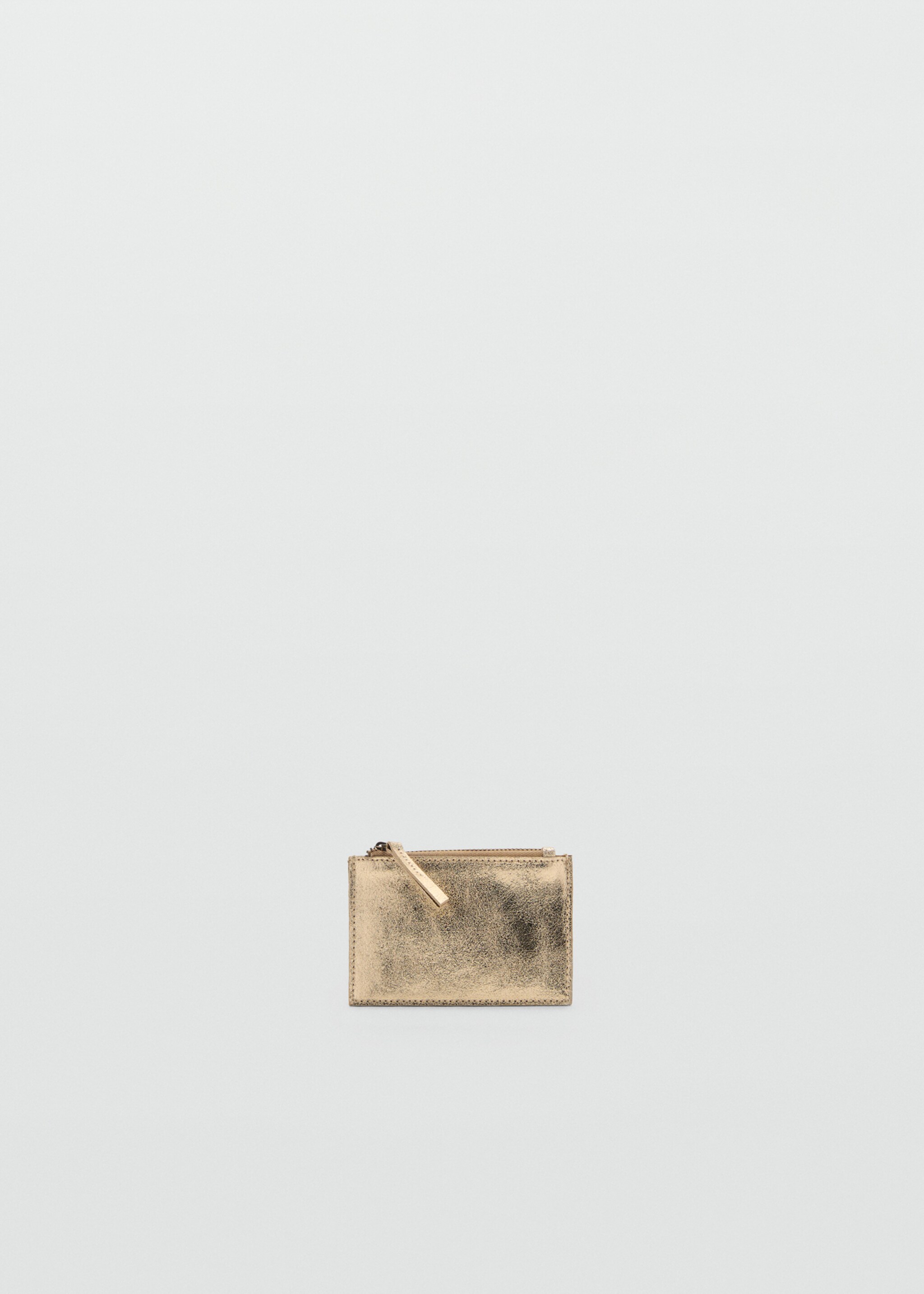 Metallic leather purse - Article without model