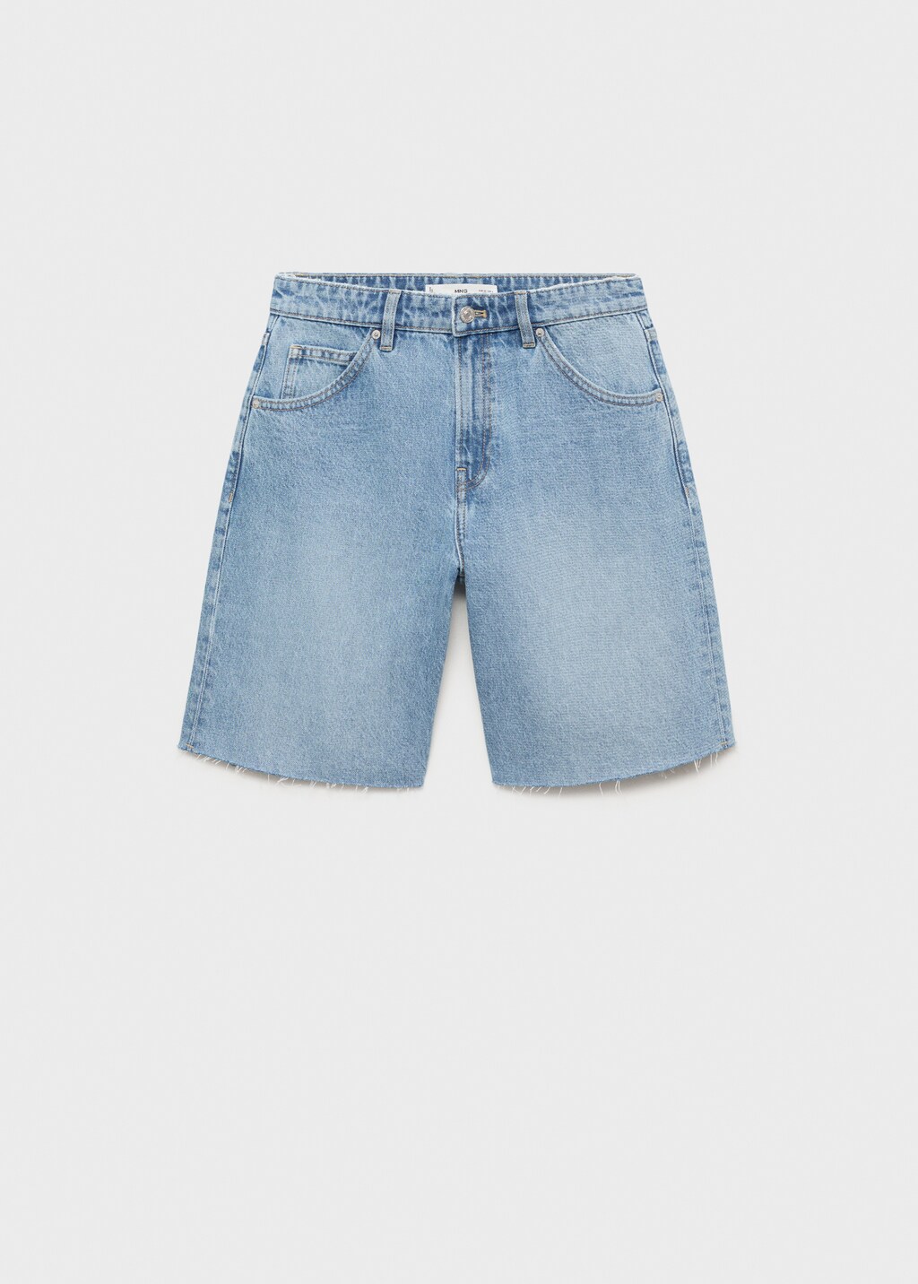 Frayed hem denim shorts - Women | MANGO Kosovo