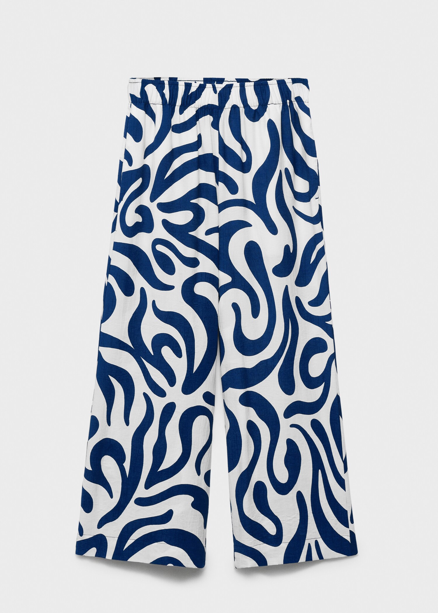 Spodnie culotte ze wzorem - Artykuł bez modela/modelki