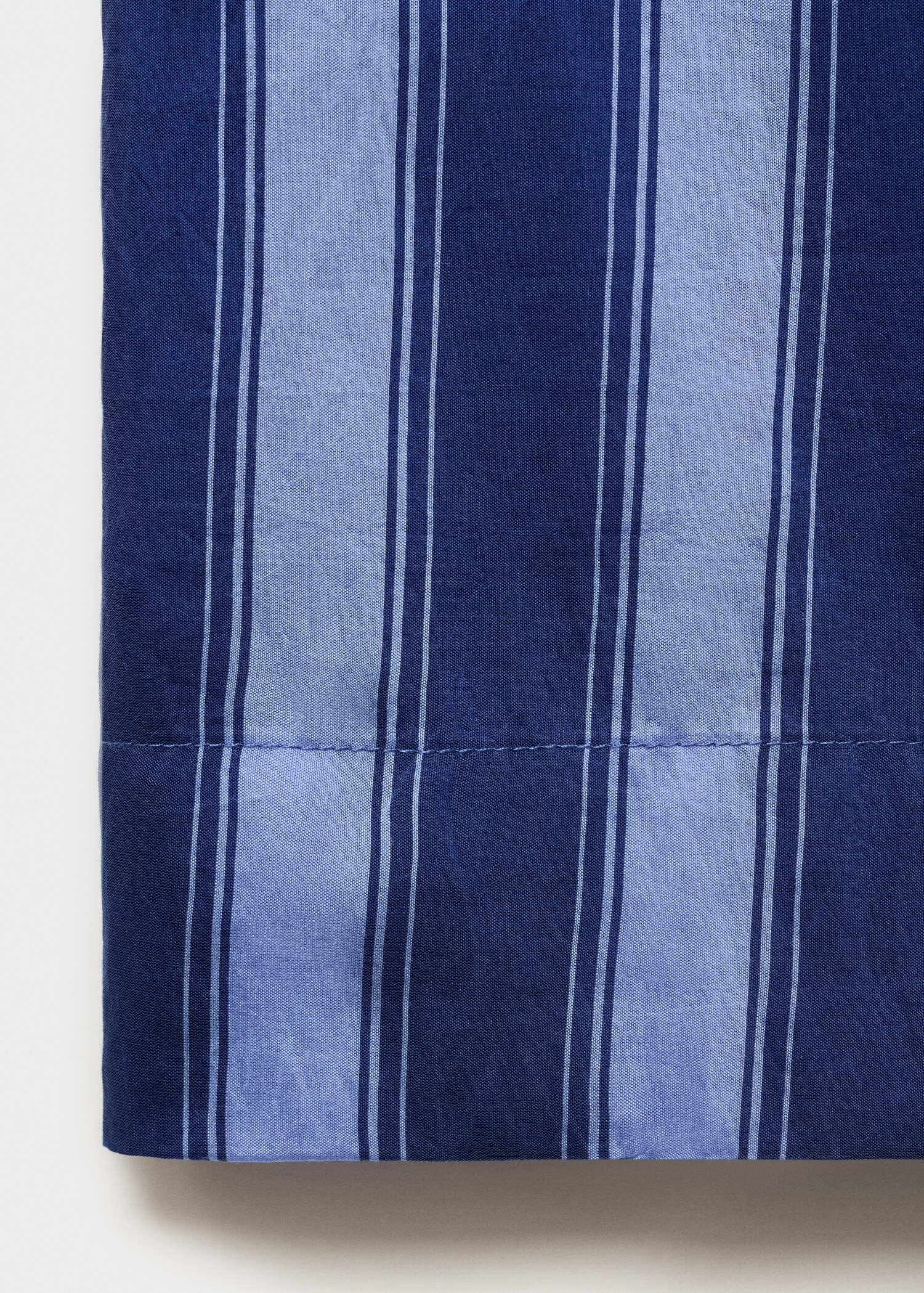 Woven lyocell pants with two-tone stripes - Details of the article 0