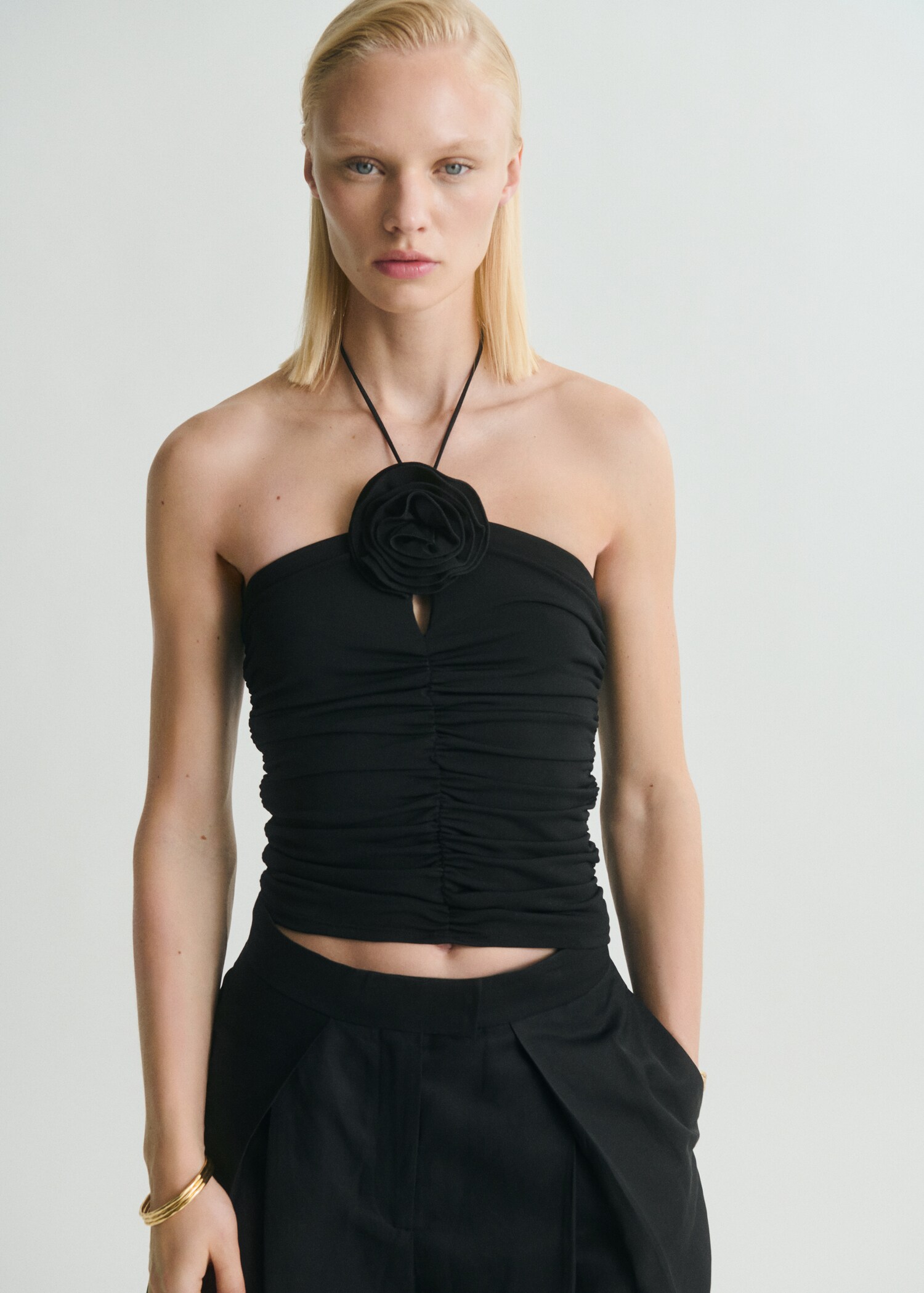 Floral halter top - Medium plane
