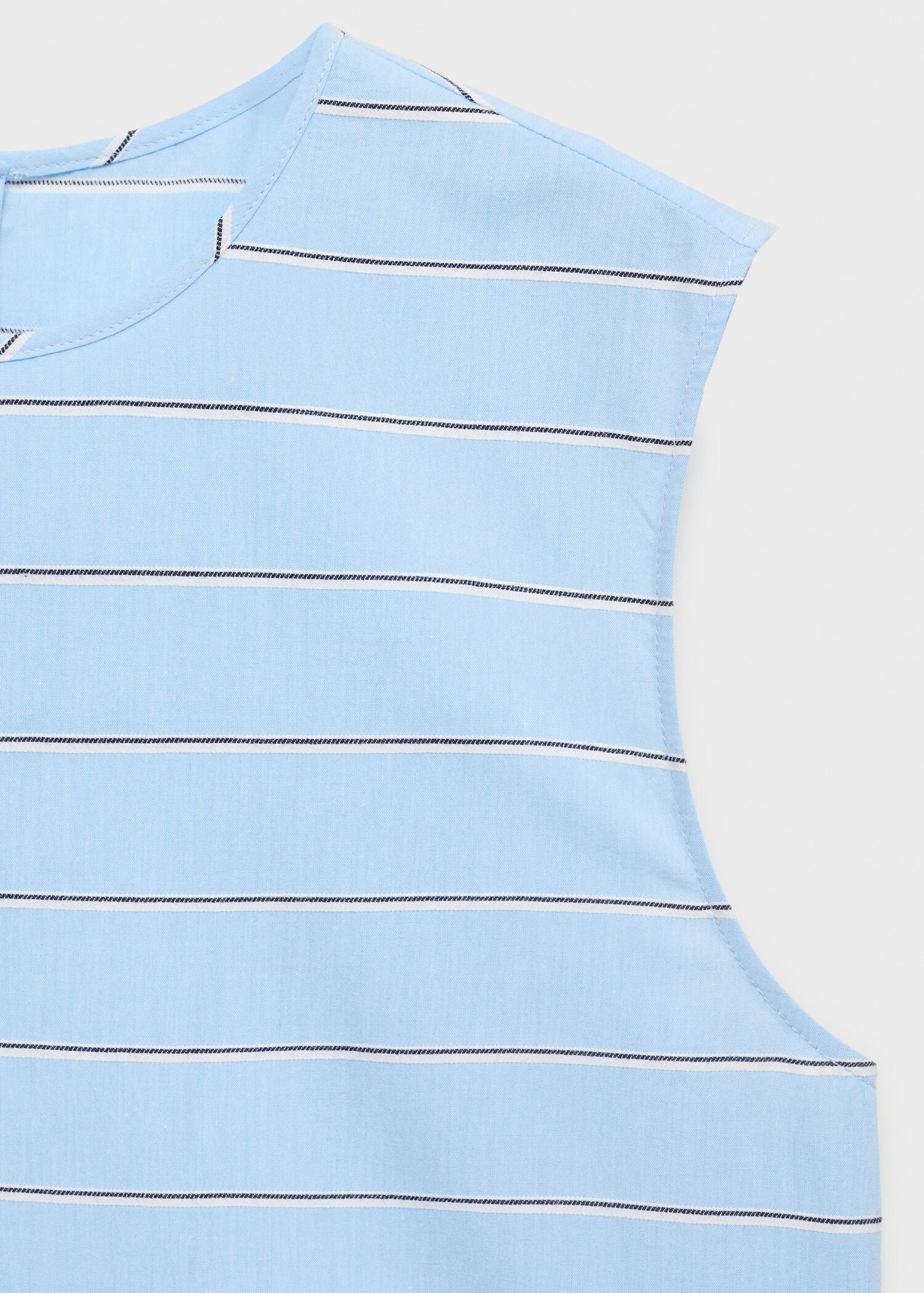 Striped cotton blouse - Details of the article 8