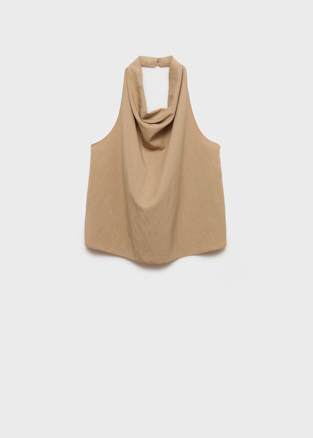 Lyocell top with draped neck - image 5