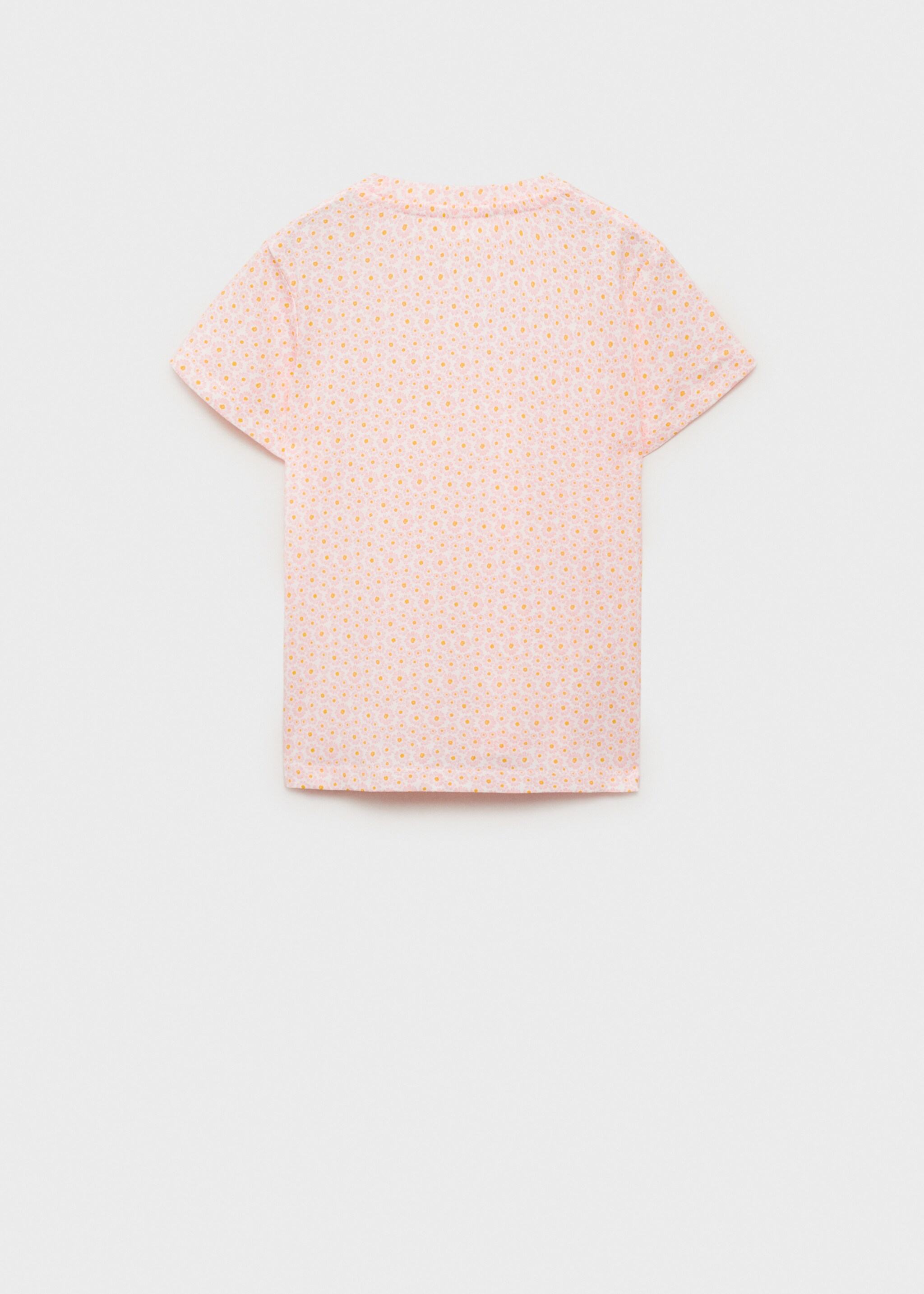 Embroidered detail print t-shirt - Reverse of the article