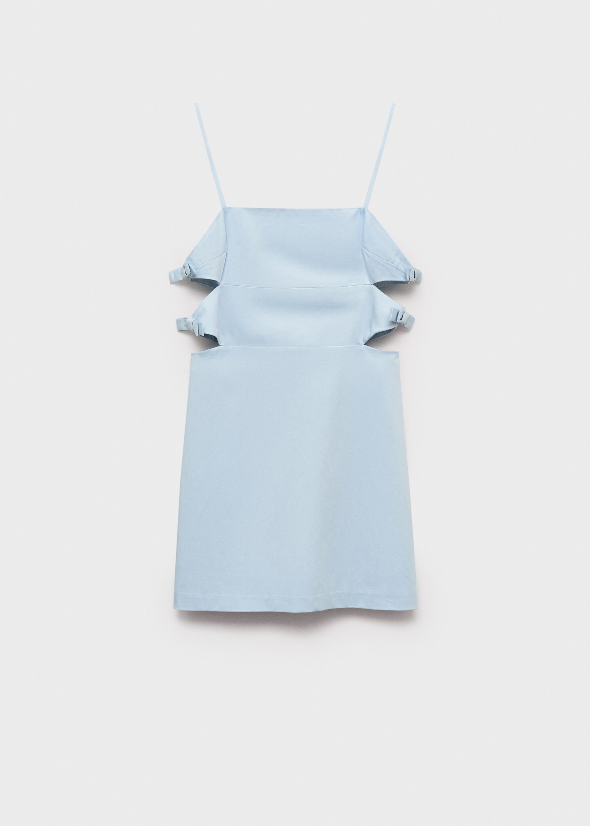 Robe courte à découpe avec nœuds - Article sans modèle