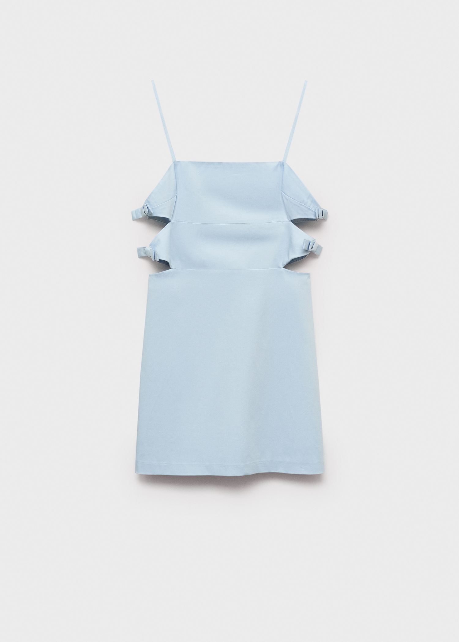 Robe courte à découpe avec nœuds - Article sans modèle