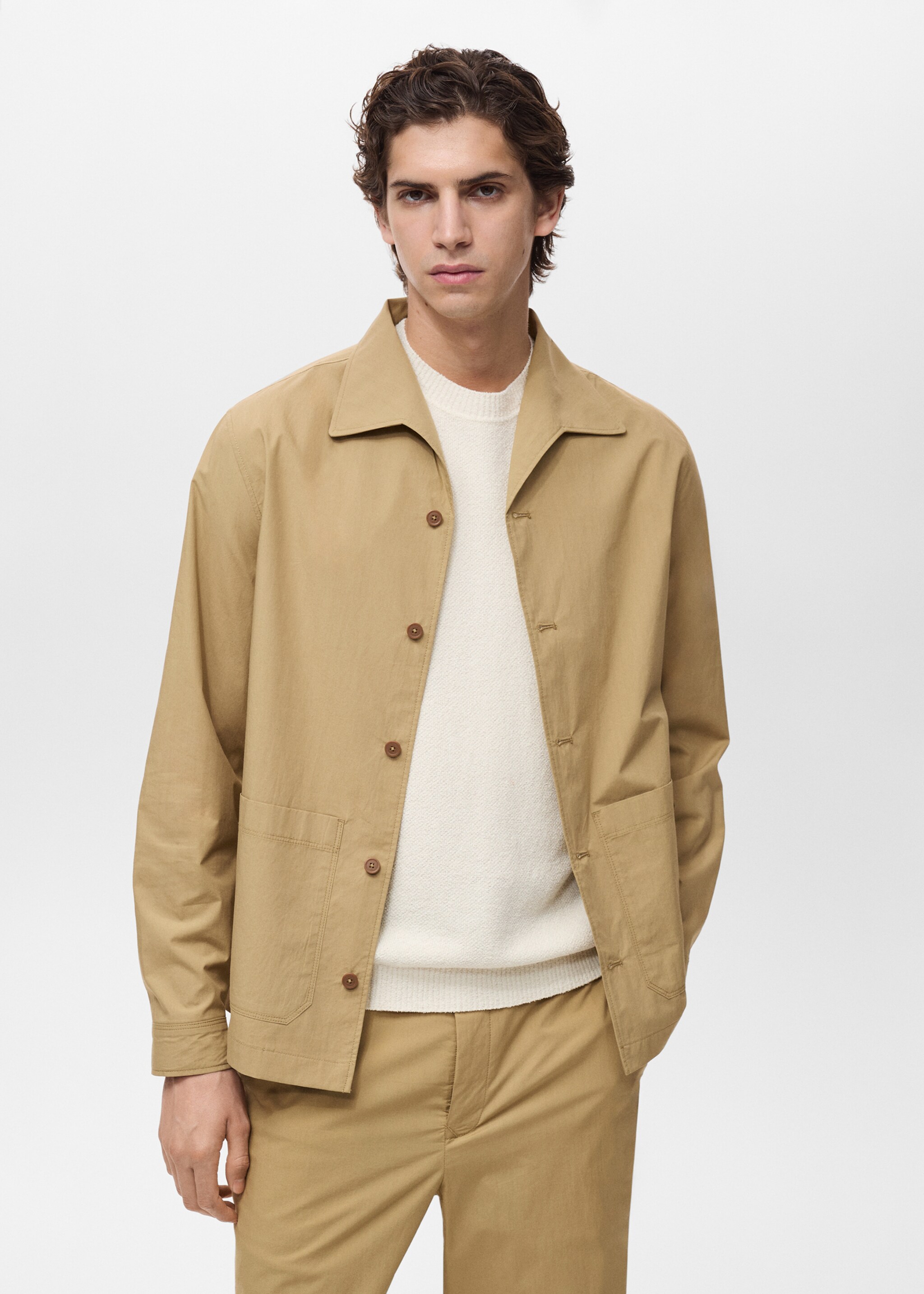 Surchemise coton poche - Plan moyen