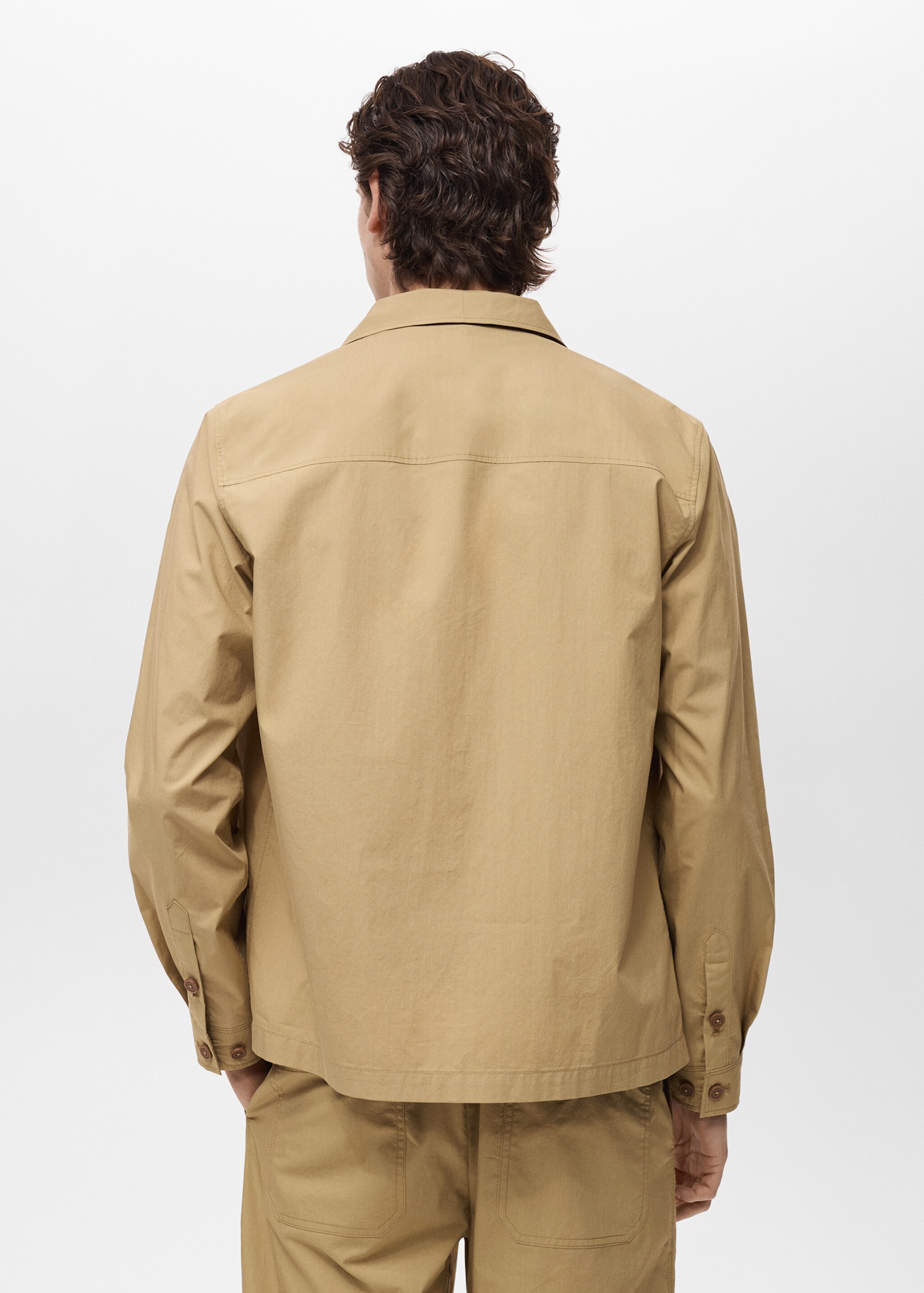 Surchemise coton poche - Verso de l’article