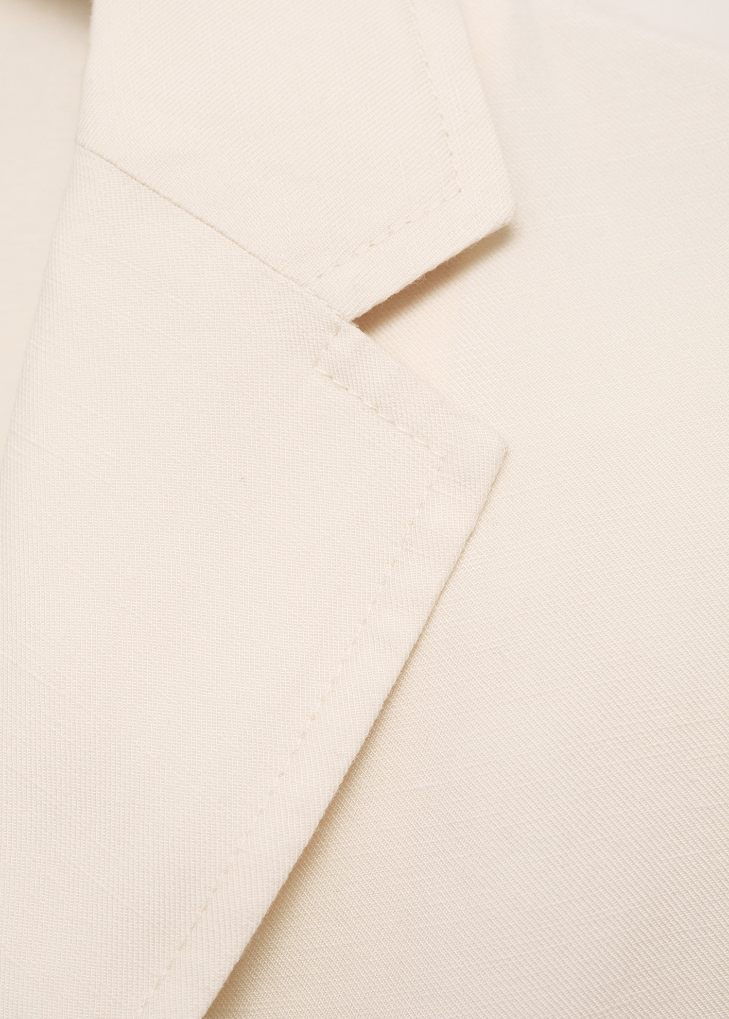 Linen-lyocell blend suit jacket - Details of the article 8