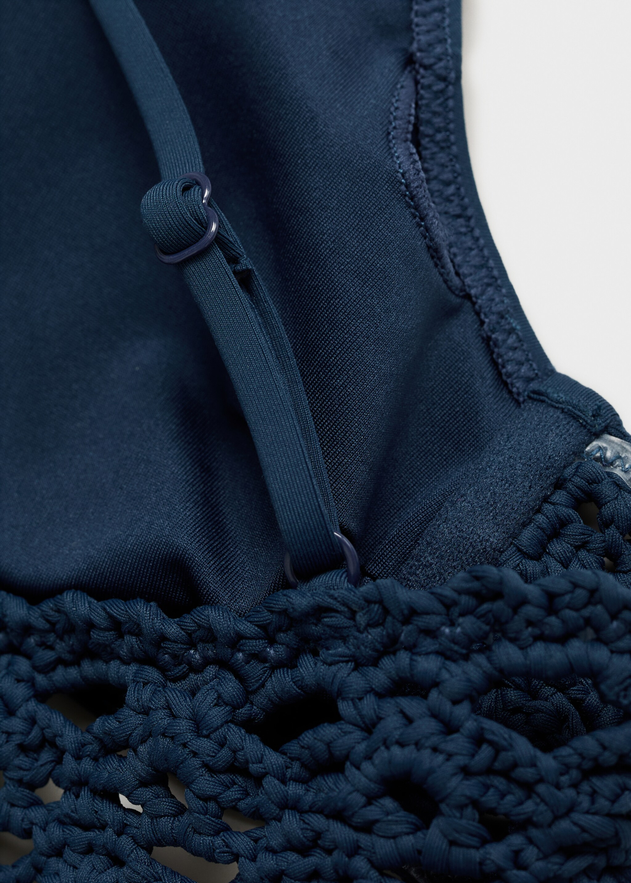 Combined crochet bikini top - Details of the article 8