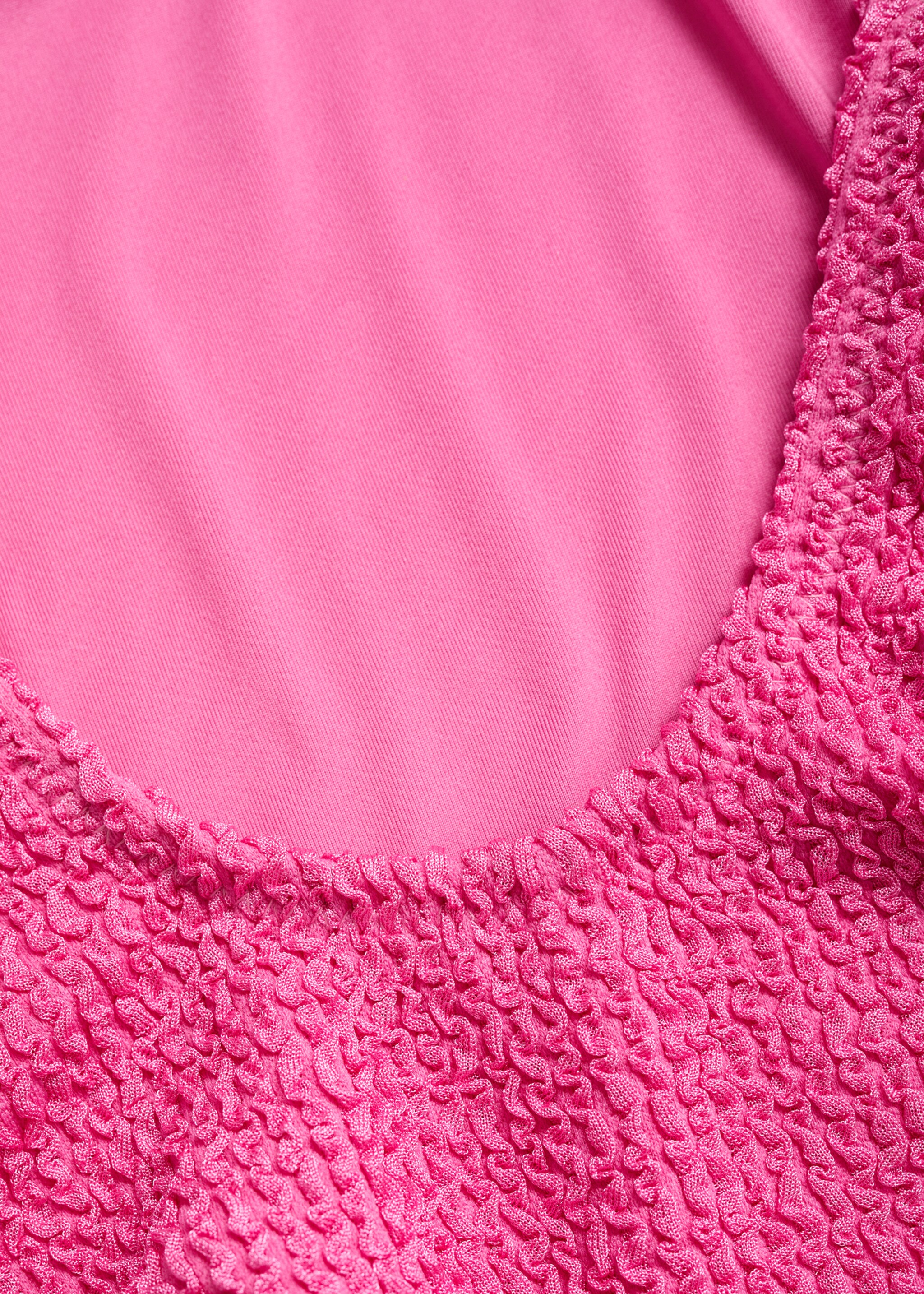 Textured swimsuit - Details of the article 0