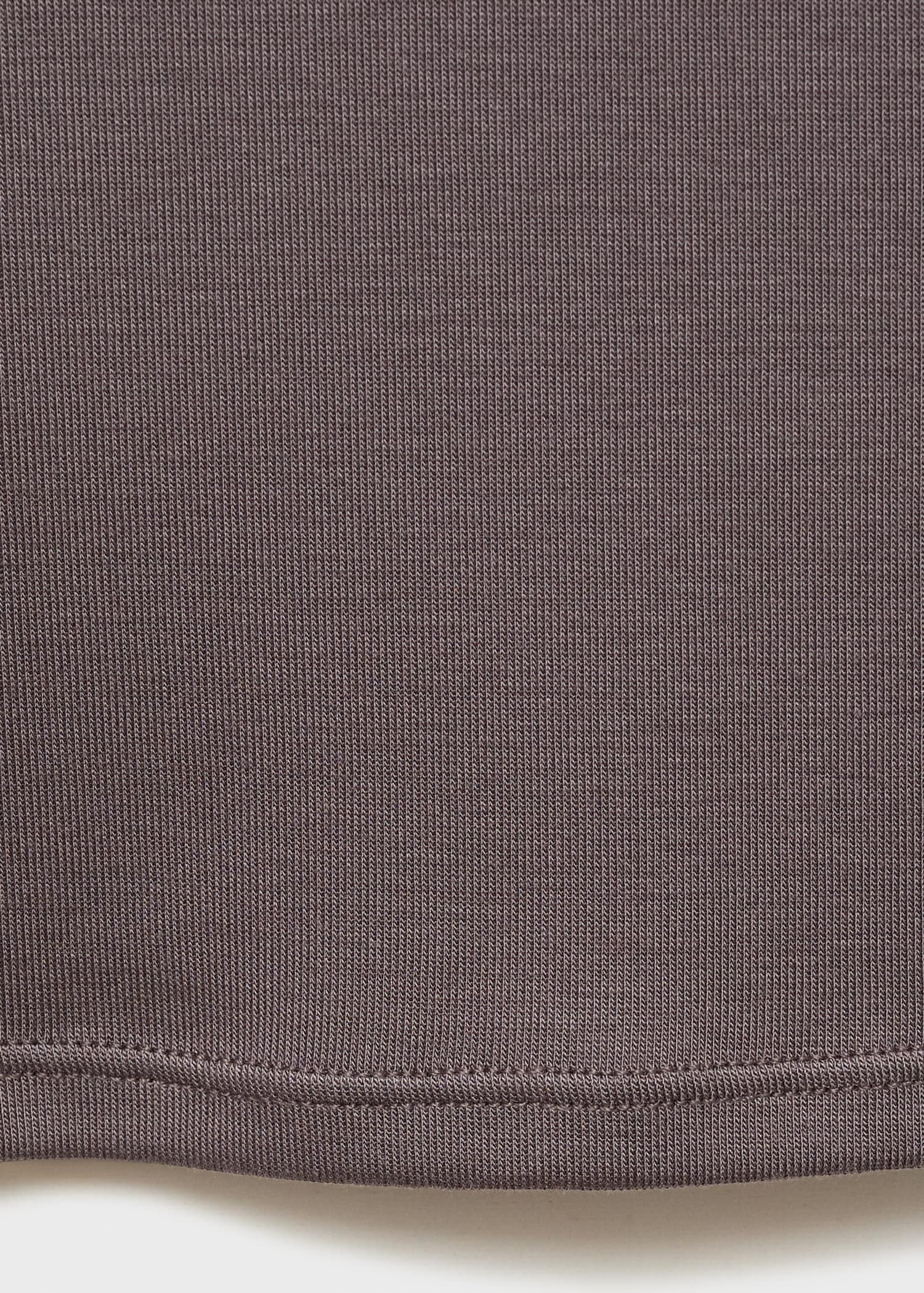 Lyocell top with contrasting trim - Details of the article 0