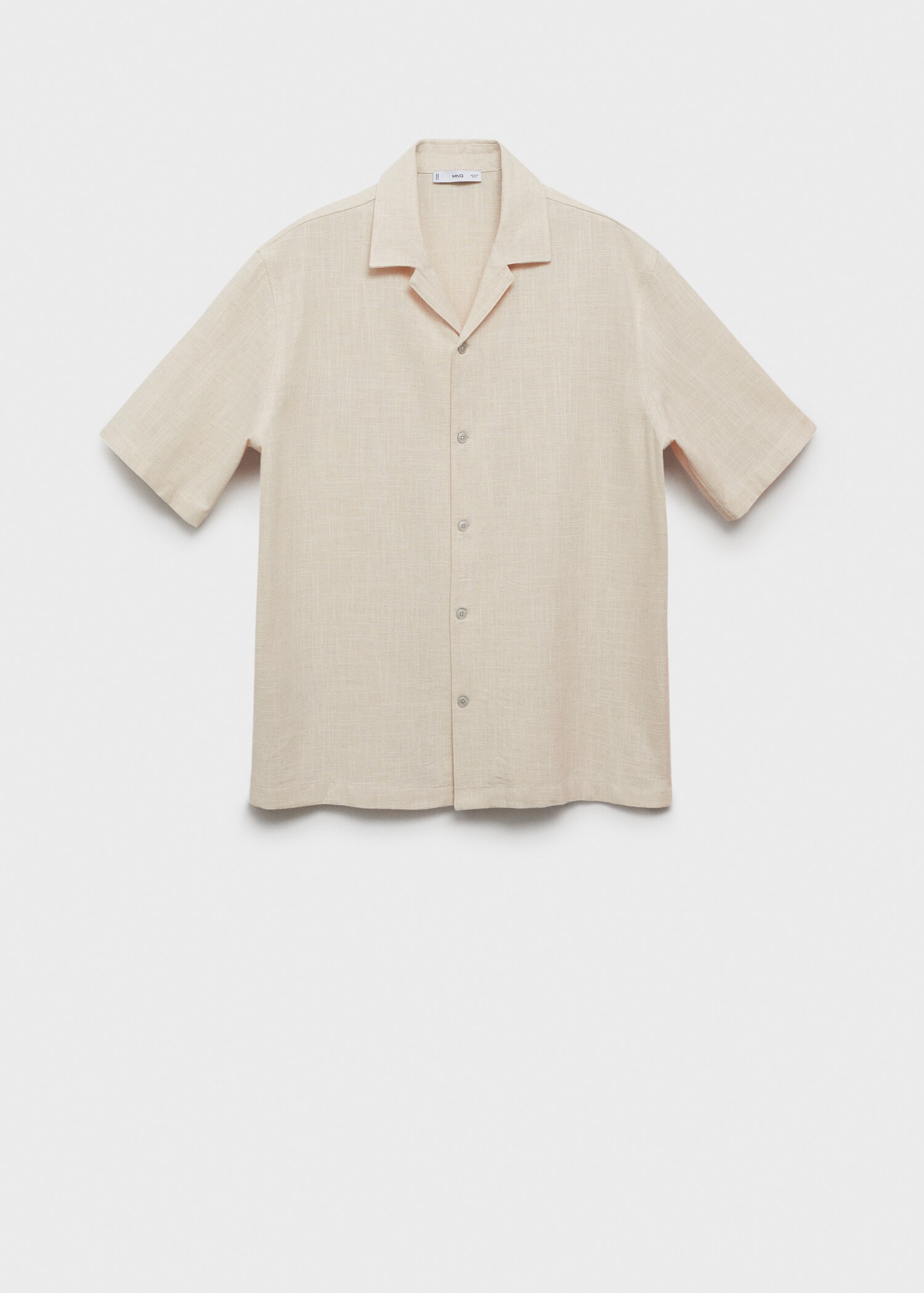 Camisa regular fit algodón lino - Artículo sin modelo
