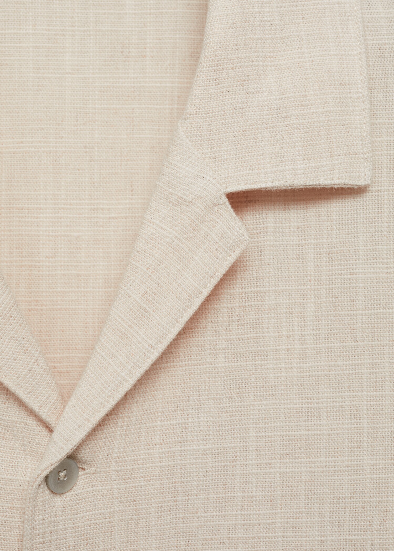 Camisa regular fit algodón lino - Detalle del artículo 8