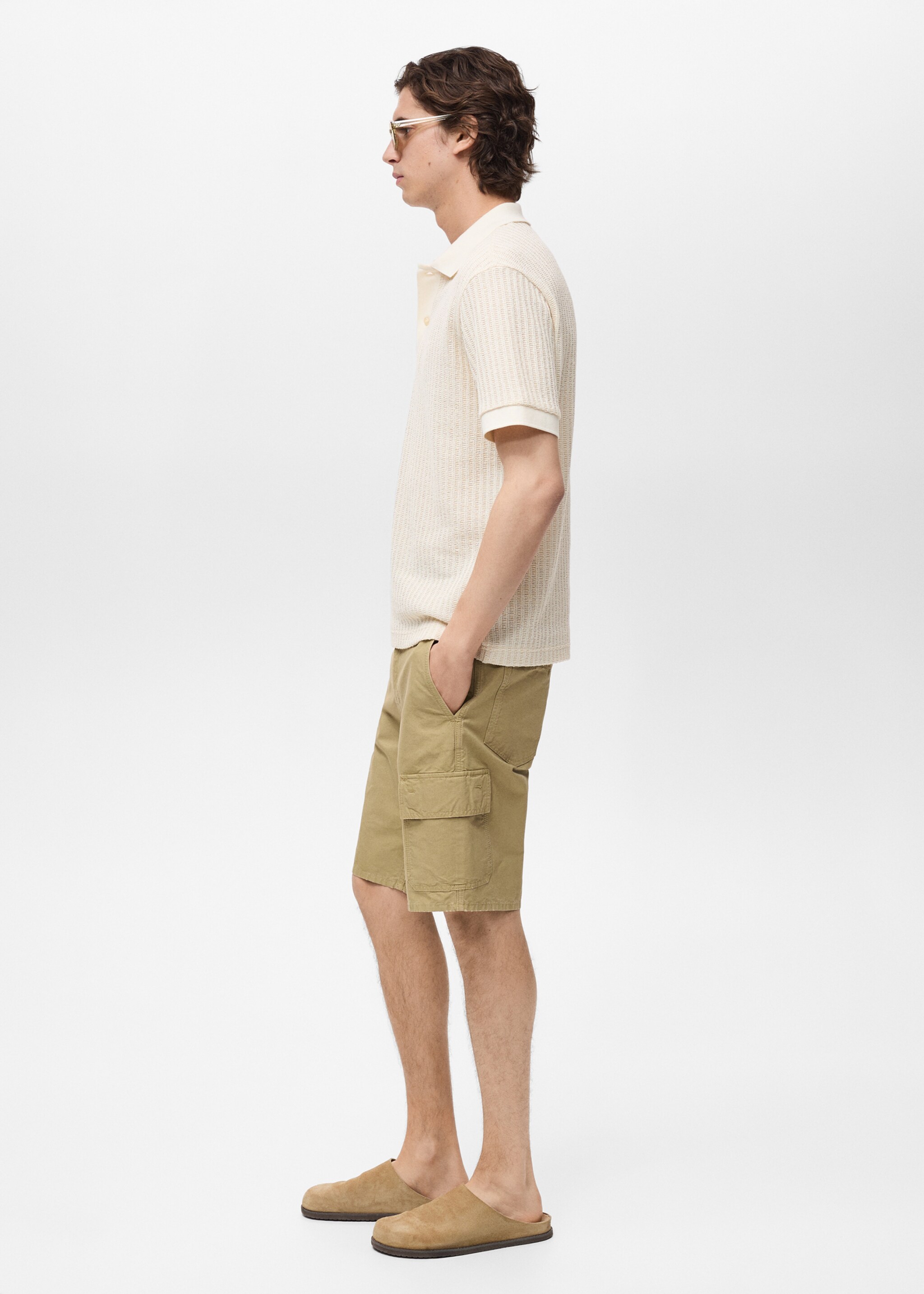 Polo grosse maille côtelée - Détail de l'article 2