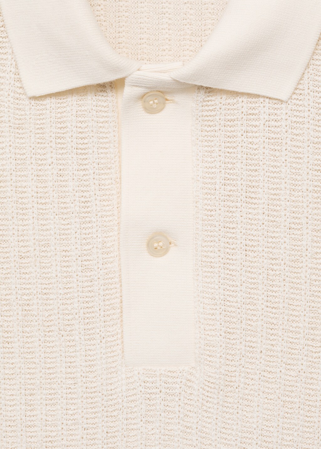 ニット・セーター LMC CLUB MESH KNIT POLO SHIRT ivory 0LM23SKN105IVR Sports Club Sweater Knit Polo - Ivory | Alo Yoga