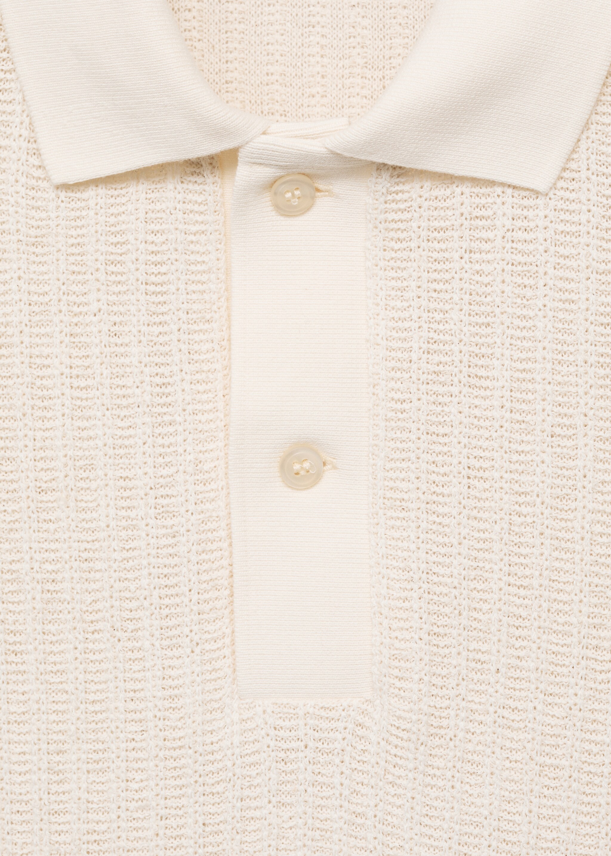 Polo grosse maille côtelée - Détail de l'article 8