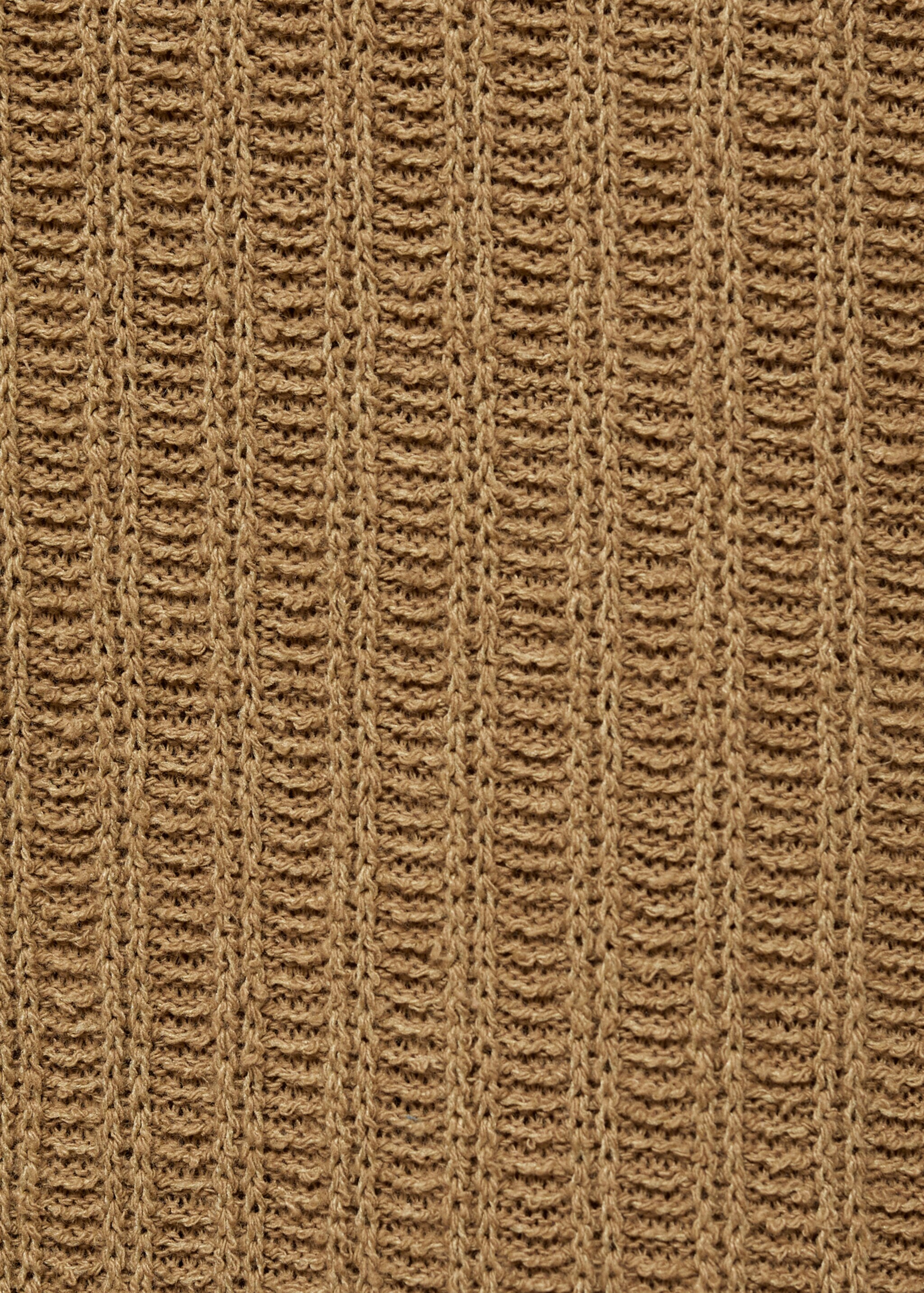 Polo din tricot gros ripsat - Detaliu al articolului 0