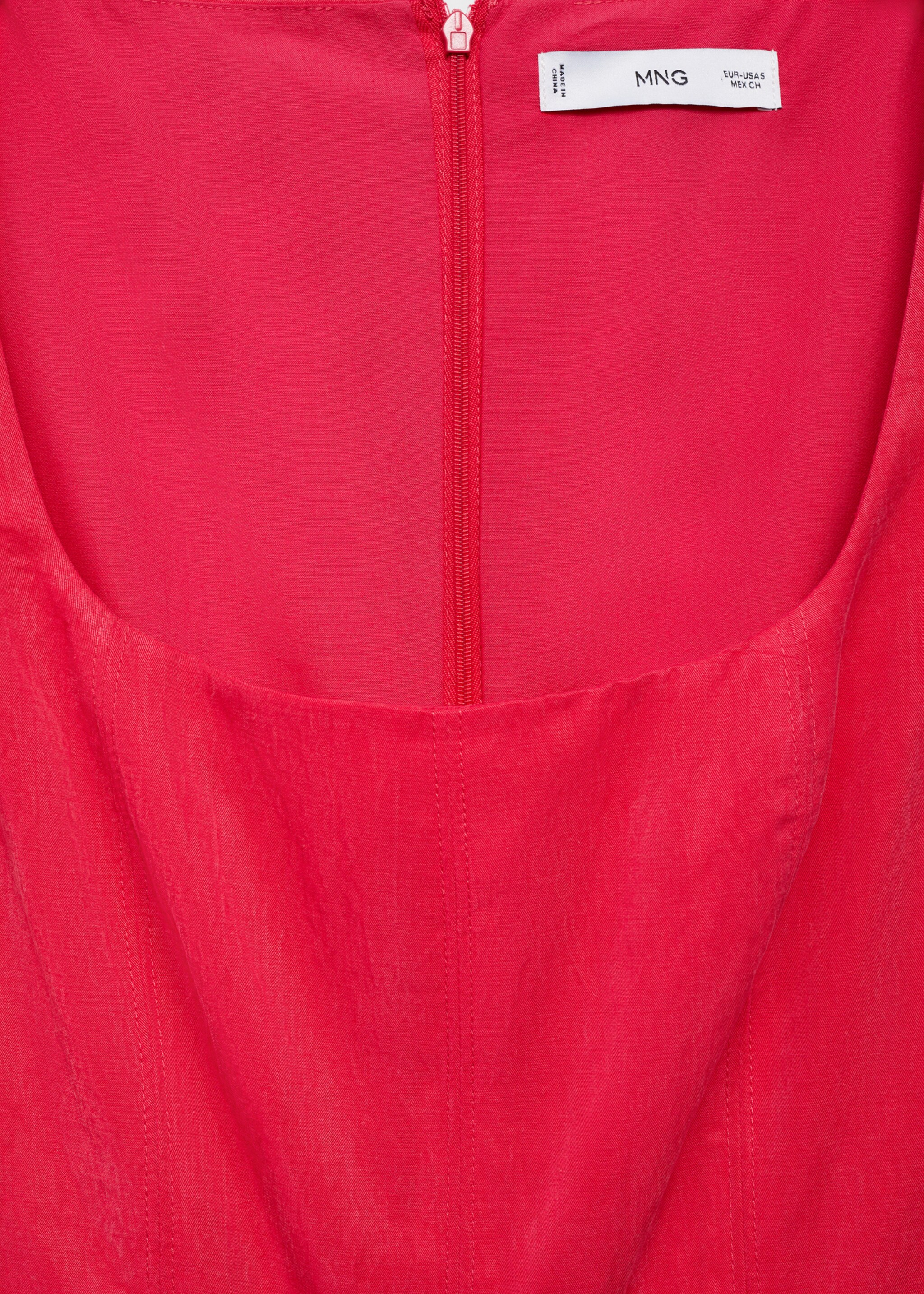 Long lyocell jumpsuit with belt - Details of the article 0