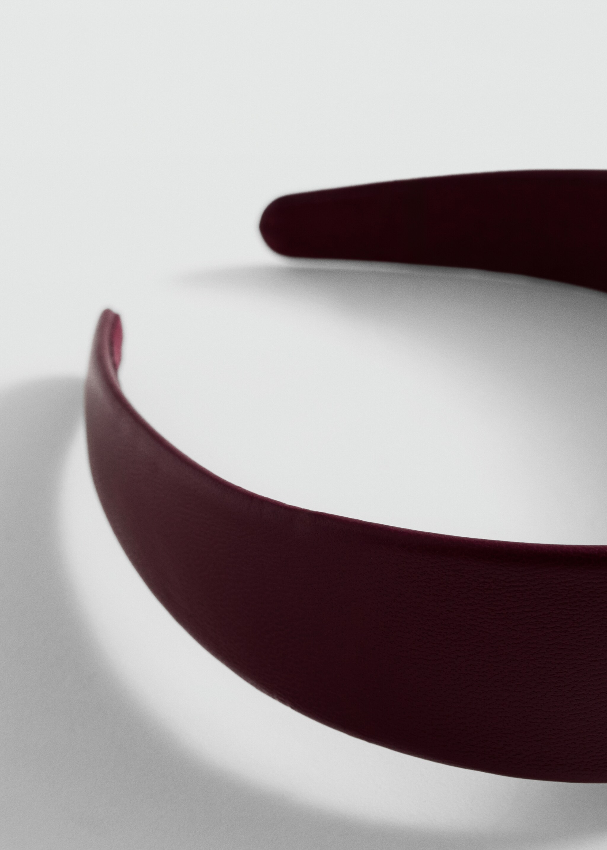 Leather headband - Medium plane