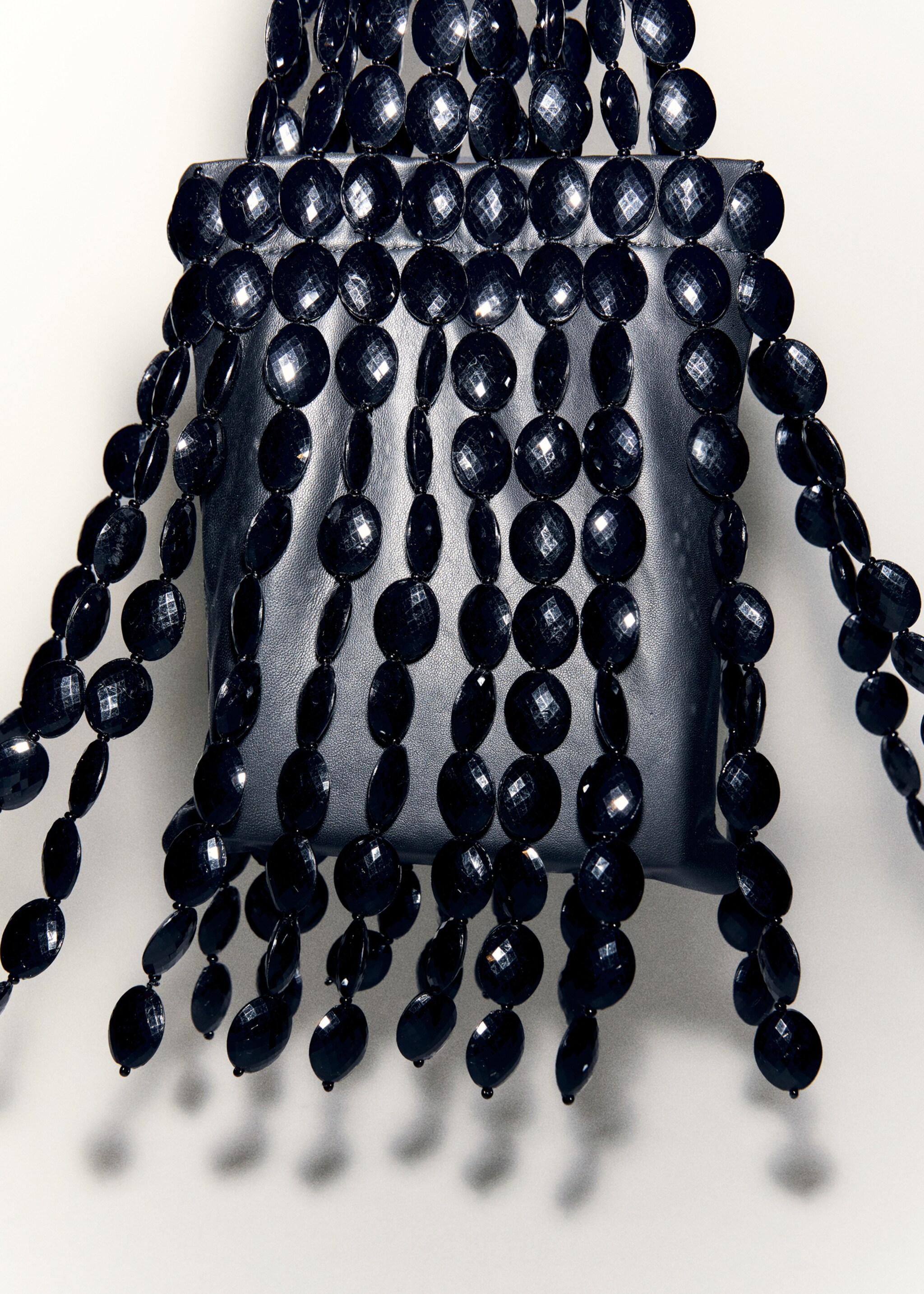 Bolso mano piel abalorios - Detalle del artículo 5