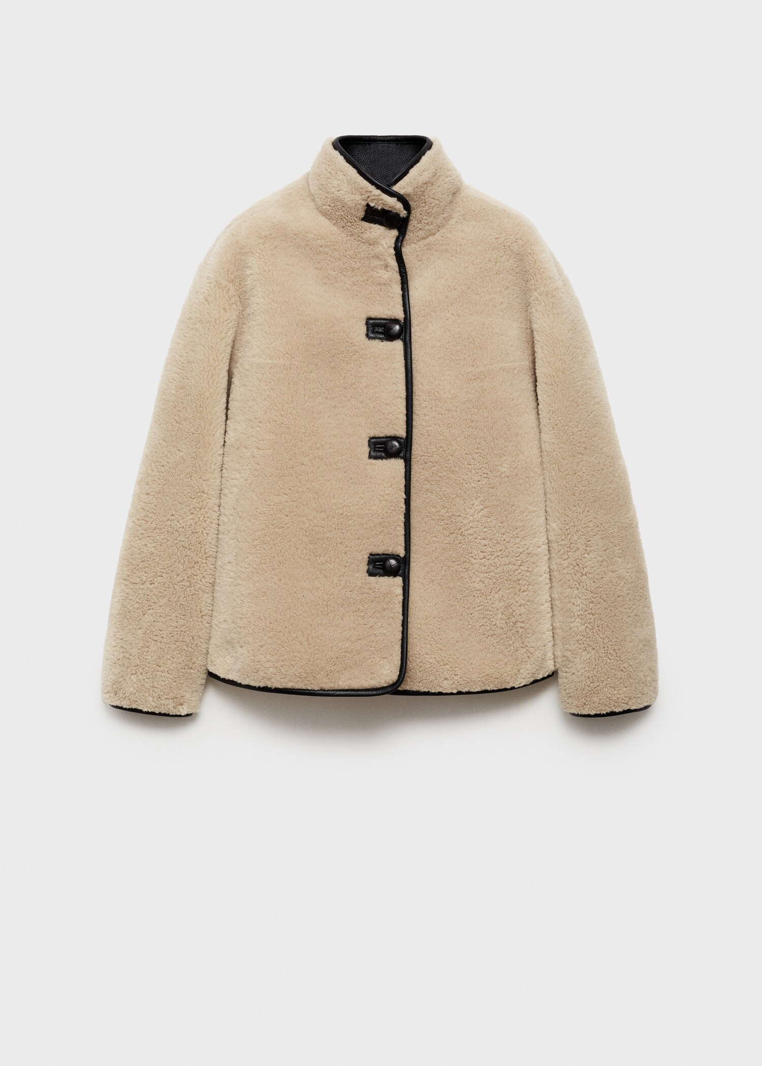Short fur effect coat - Article without model