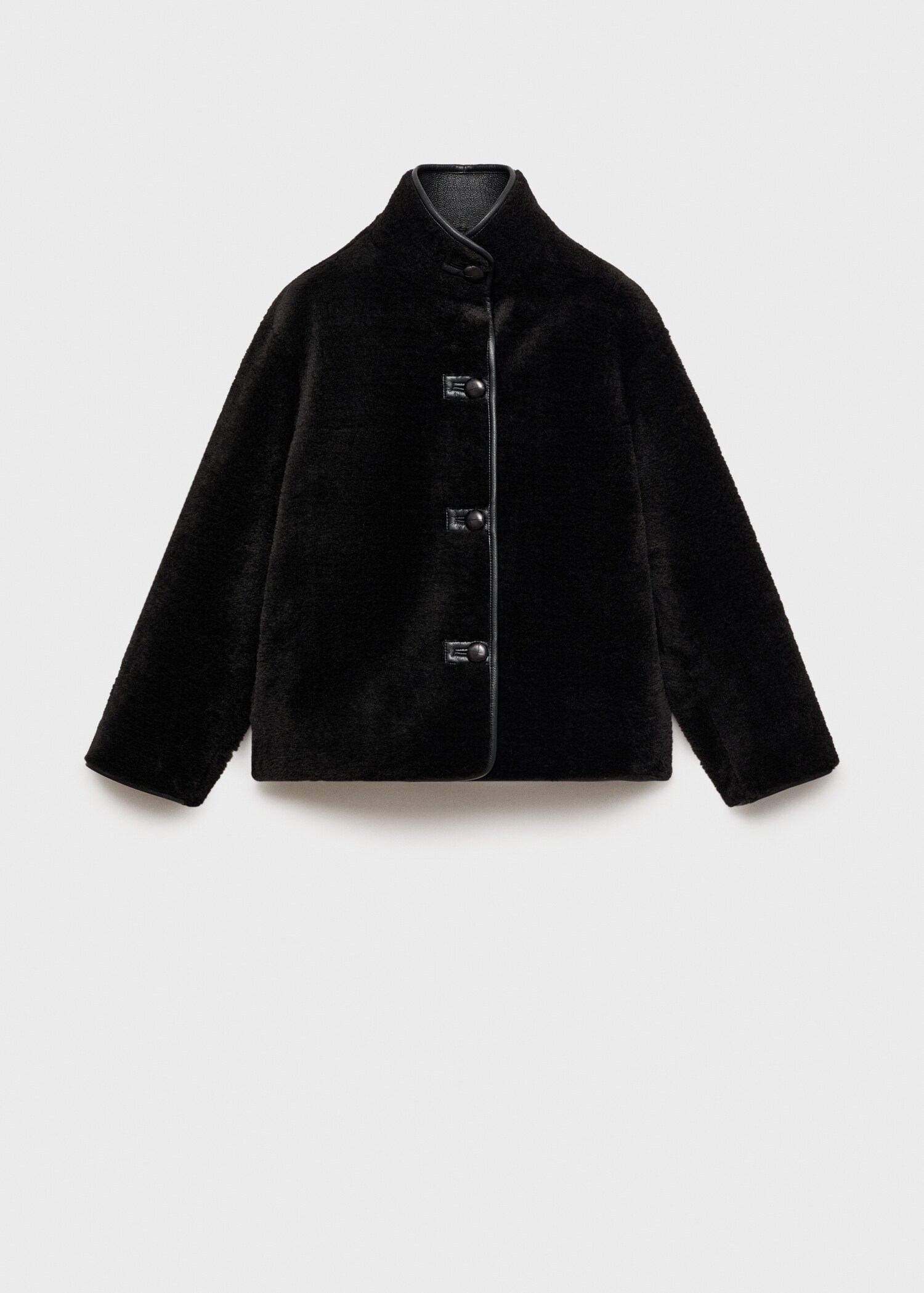 Short fur effect coat - Article without model