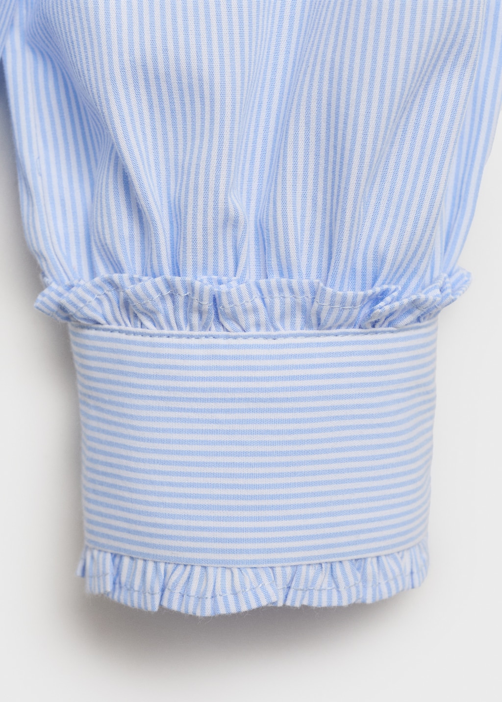 Striped ruffled shirt - Kids | MANGO USA Striped ruffled shirt - Kids | MANGO USA