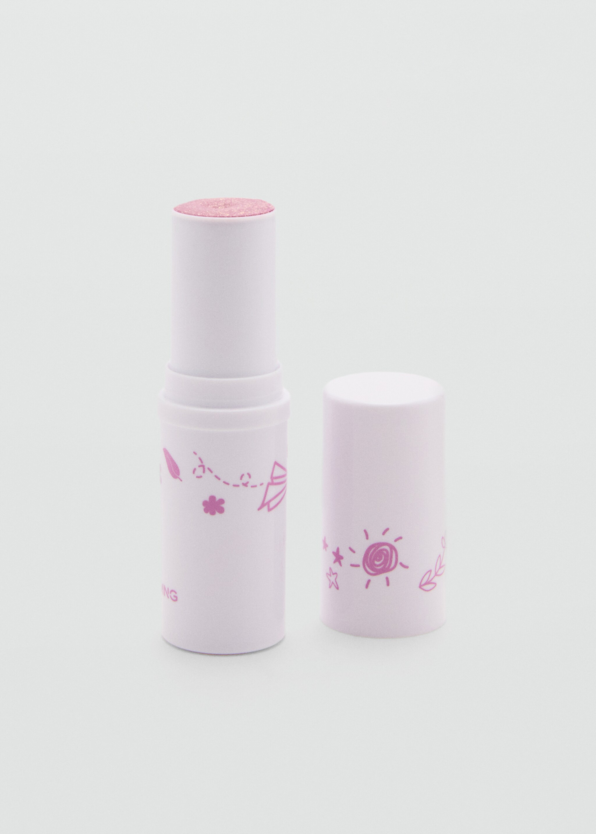 Pink glitter stick - Medium plane