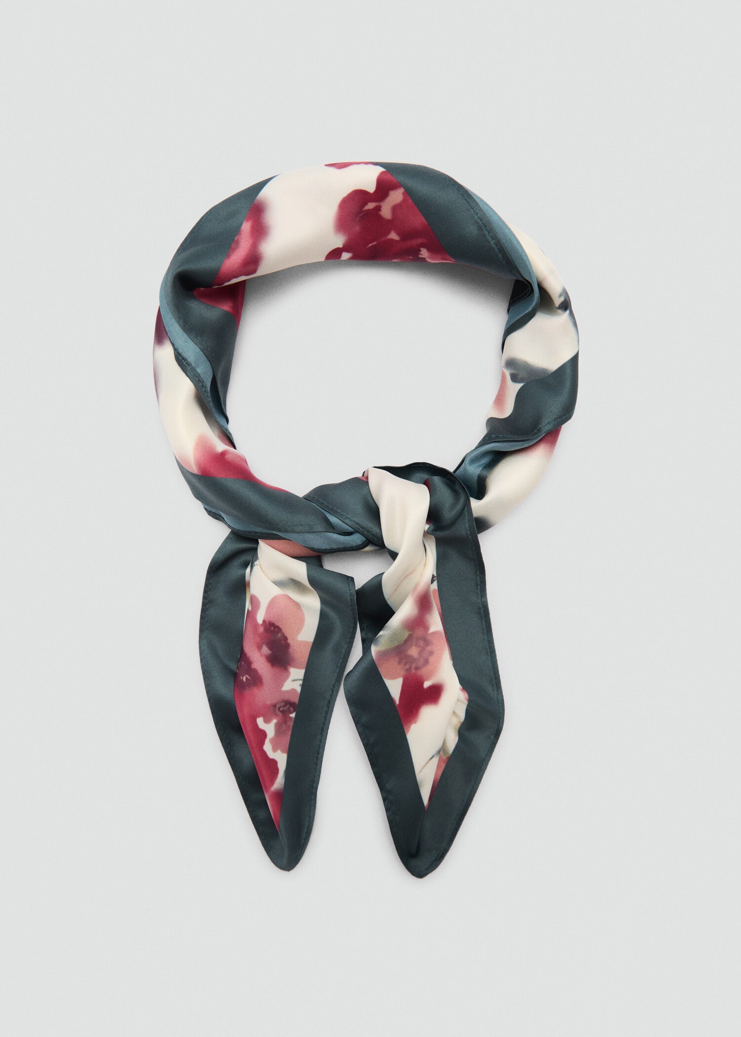 Floral-print scarf - Details of the article 1