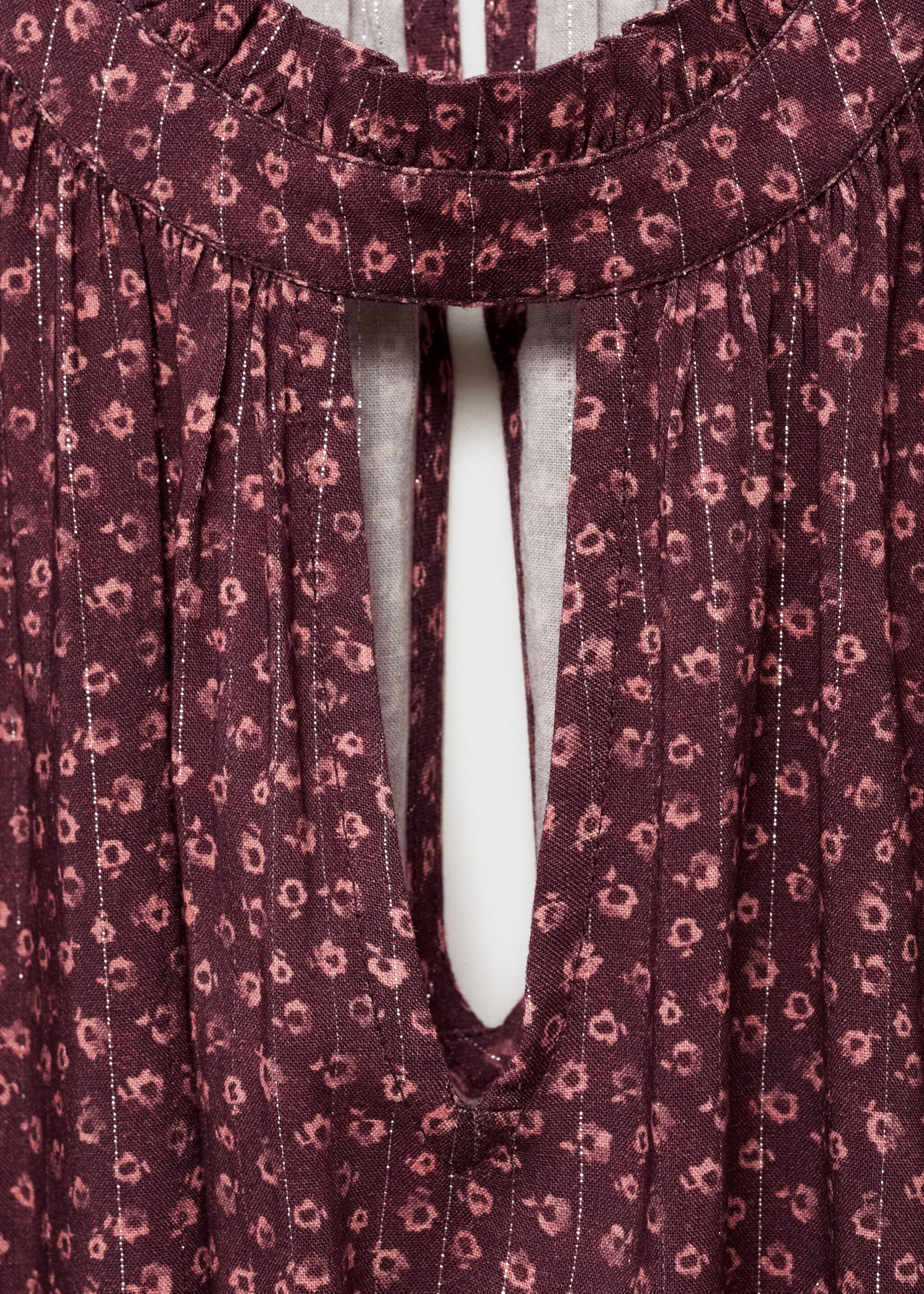 Vestido estampado lúrex - Detalle del artículo 8
