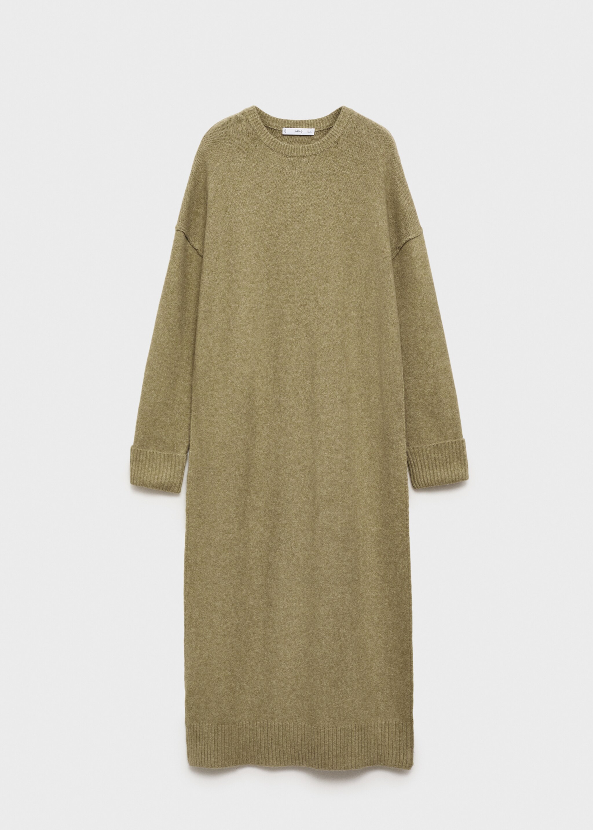 Robe maille bords côtelés - Article sans modèle