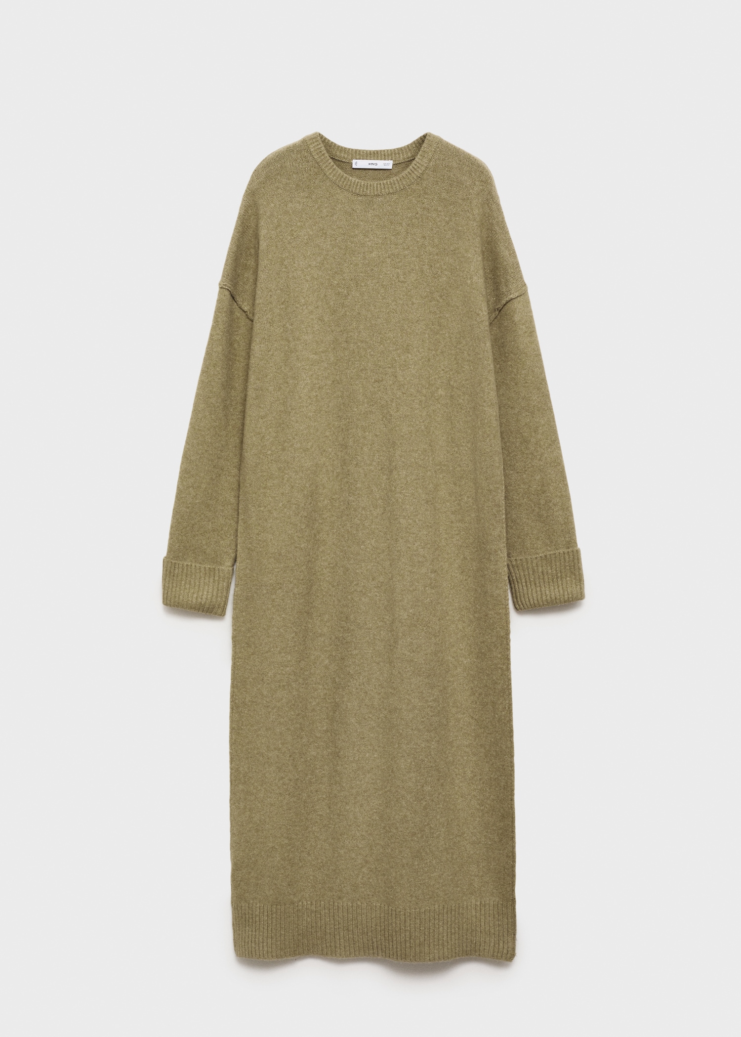 Vestido punto terminaciones canalé Mujer MNG Ecuador