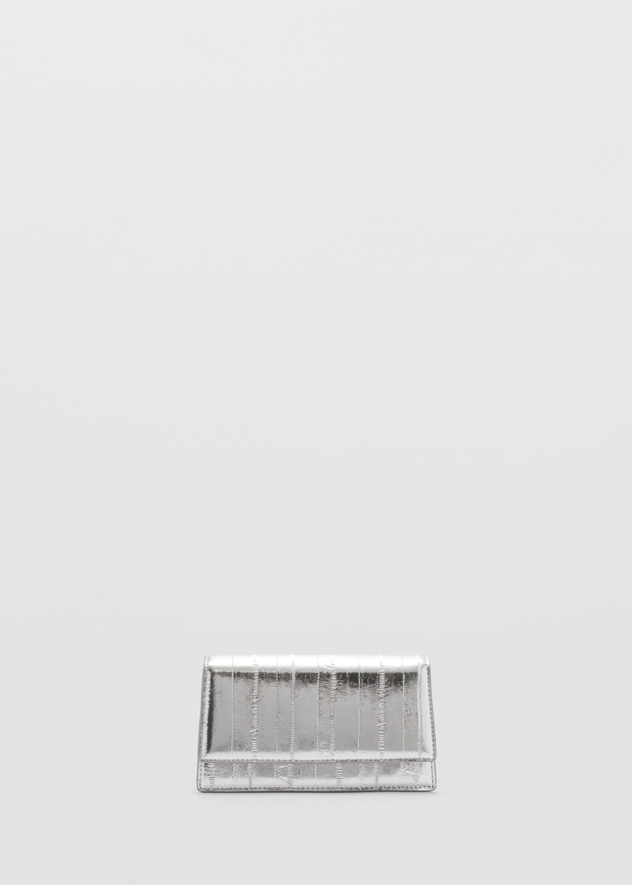 Textured leather effect bag - Изделие без модели