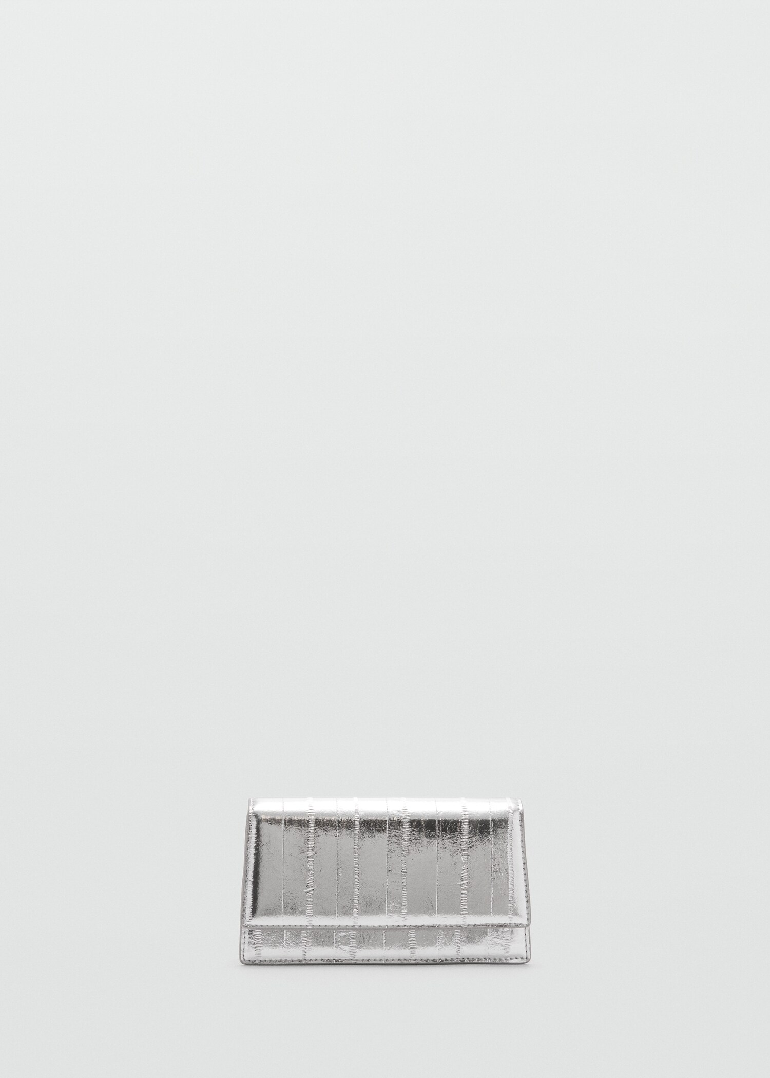 Textured leather effect bag - Изделие без модели
