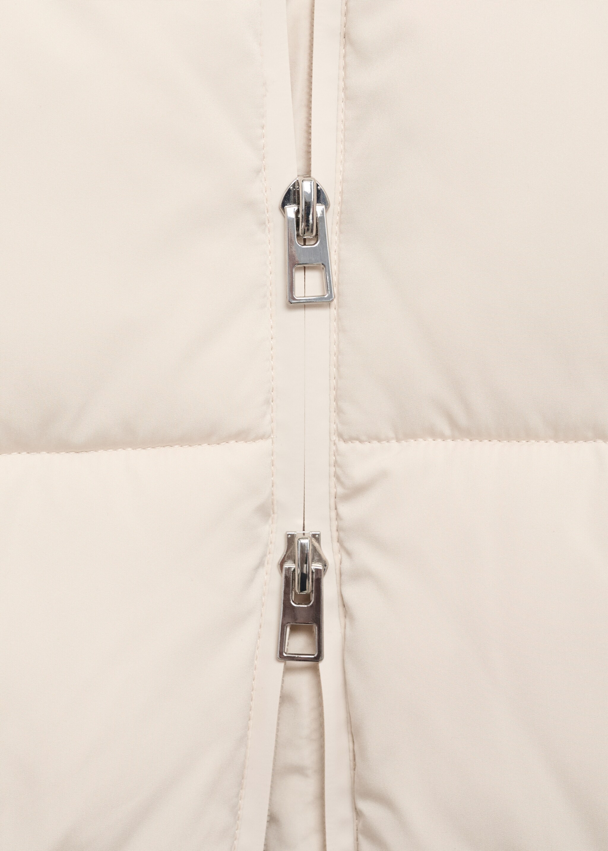 Quilted midi anorak with hood - Details of the article 8