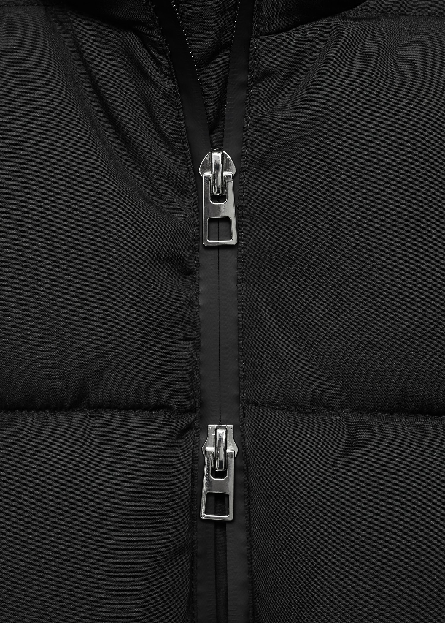 Hood quilted coat - Details of the article 8