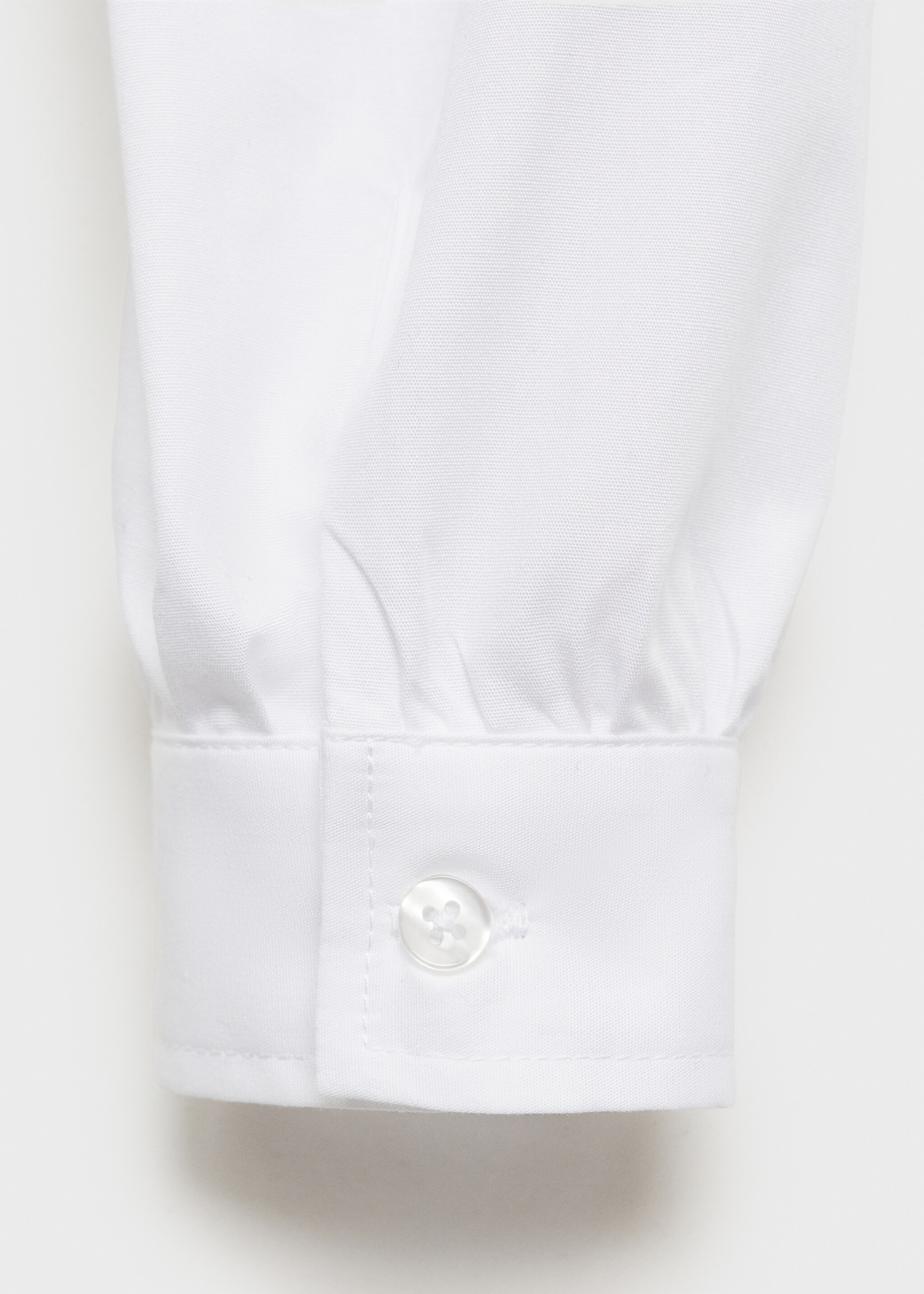 Knotted-hem cotton blouse - Details of the article 0