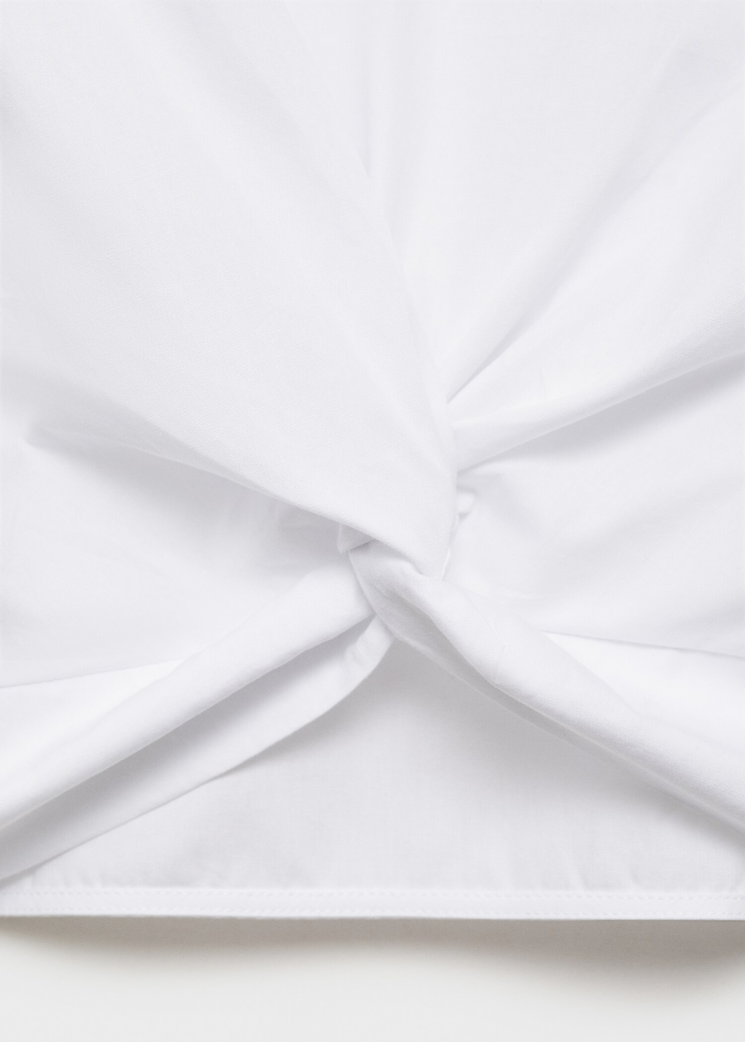 Baumwollbluse mit Knoten - Detail des Artikels 8