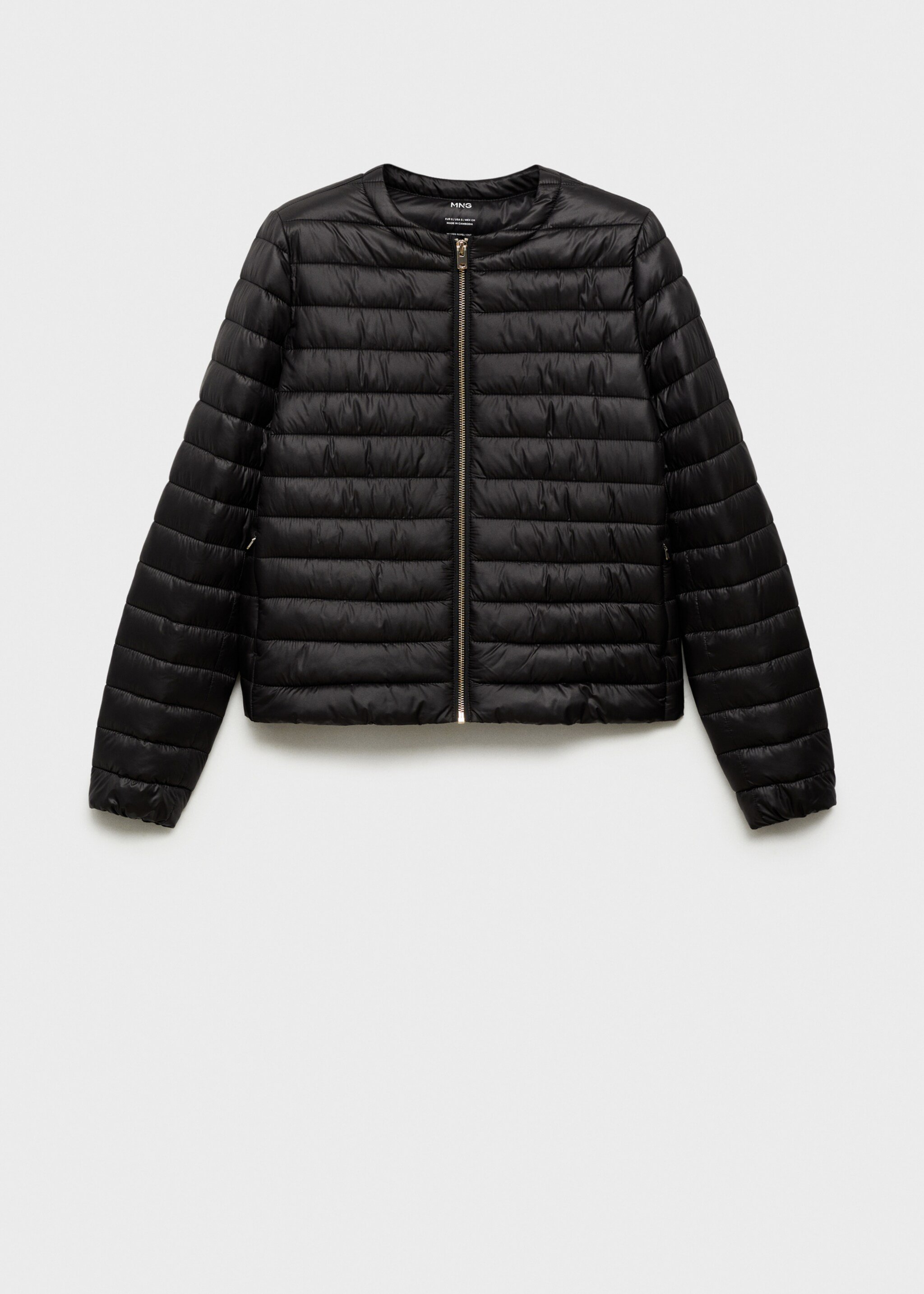 Short padded anorak with pockets - Article without model