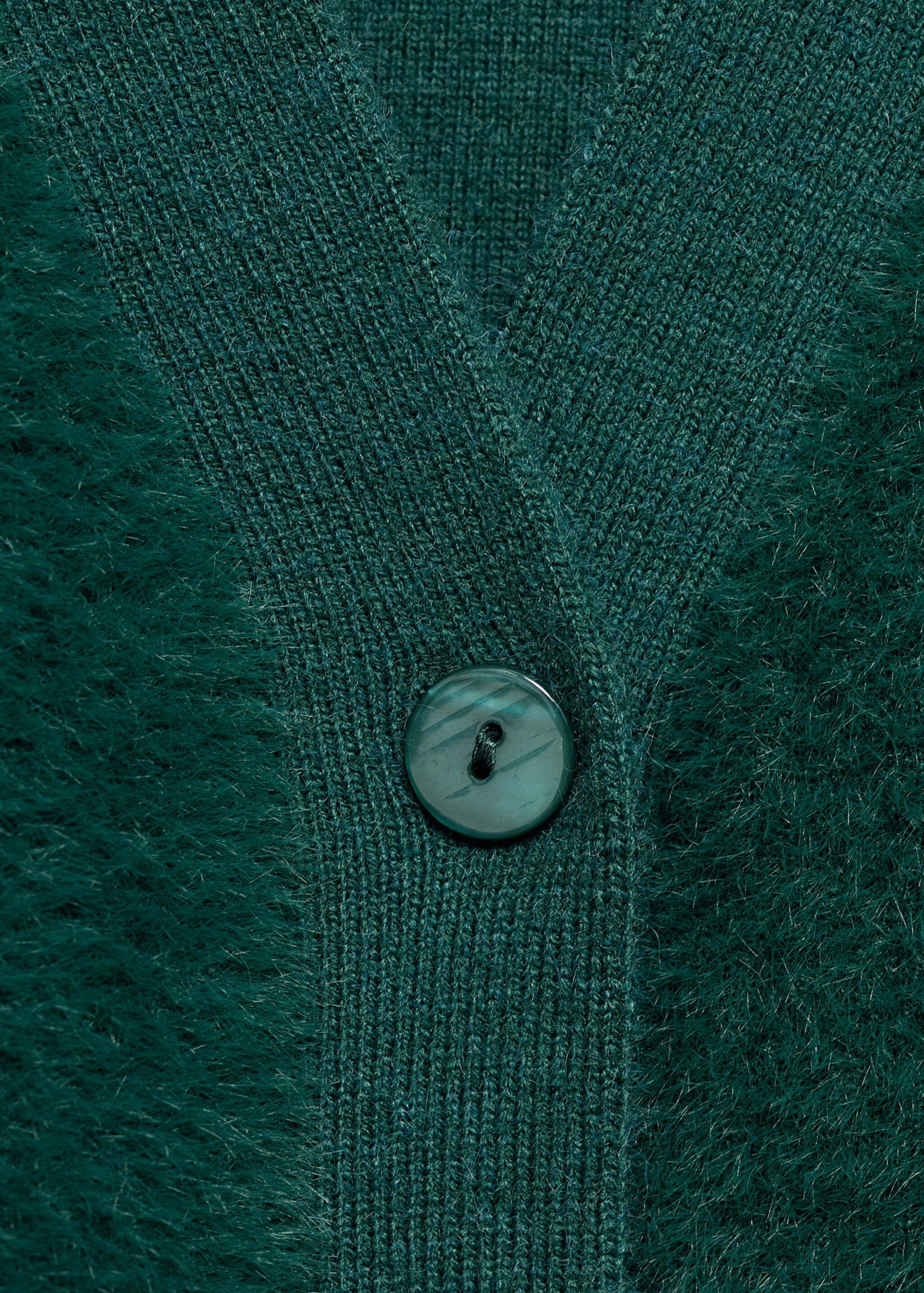 Cardigan de malha com efeito de pelo - Pormenor do artigo 0