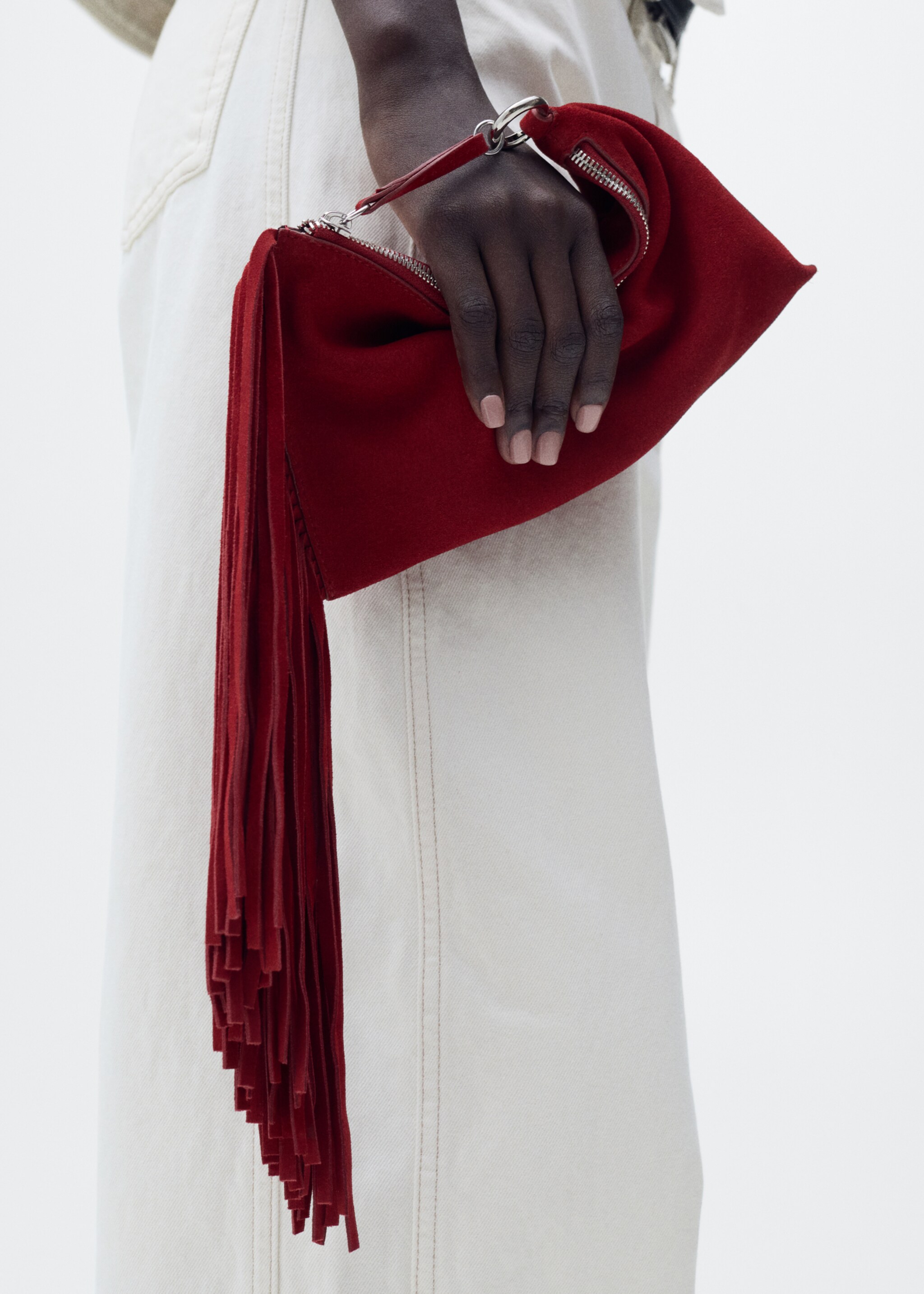 Bolso mano piel flecos - Detalle del artículo 9