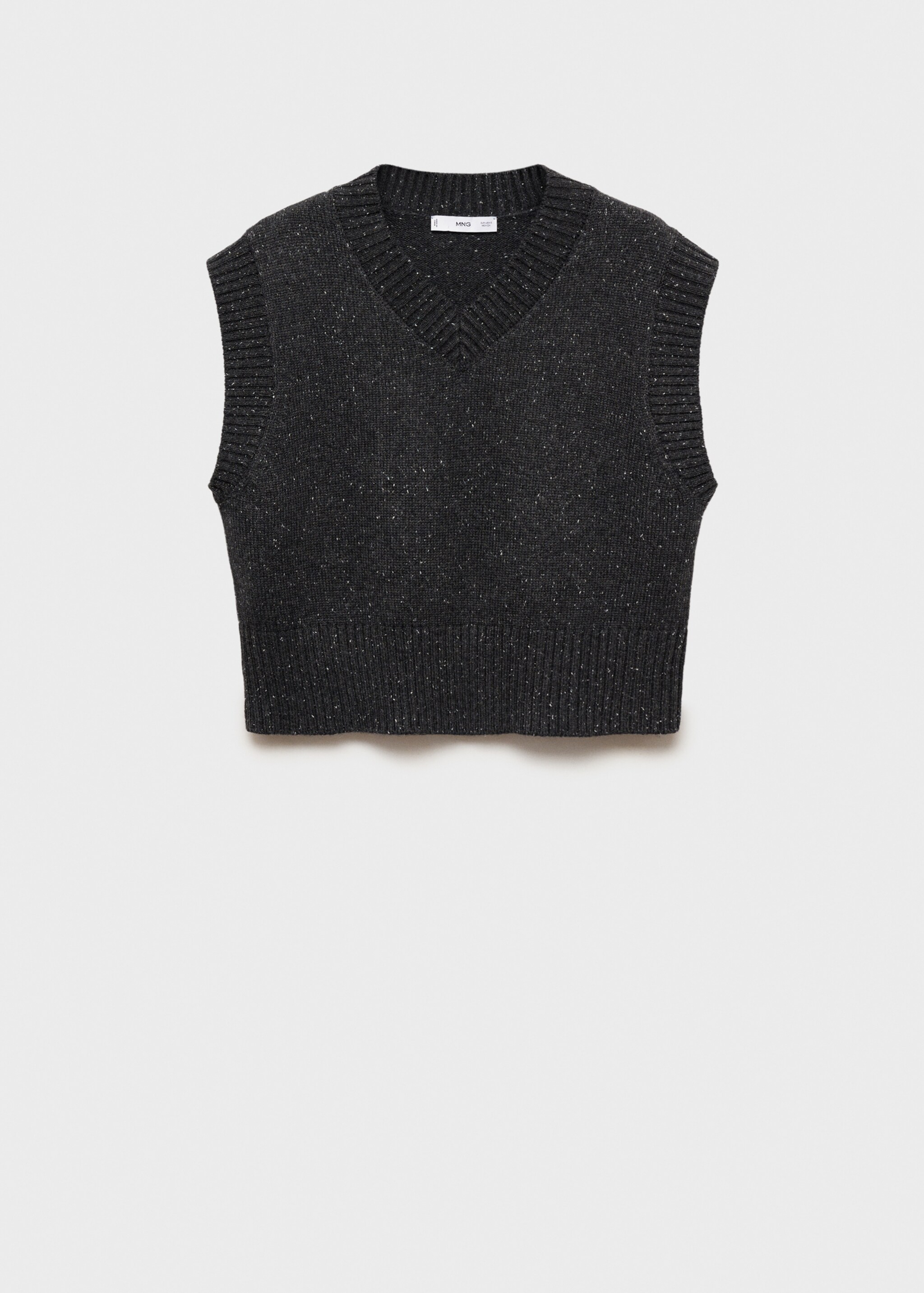 Chaleco punto cuello pico - Artículo sin modelo